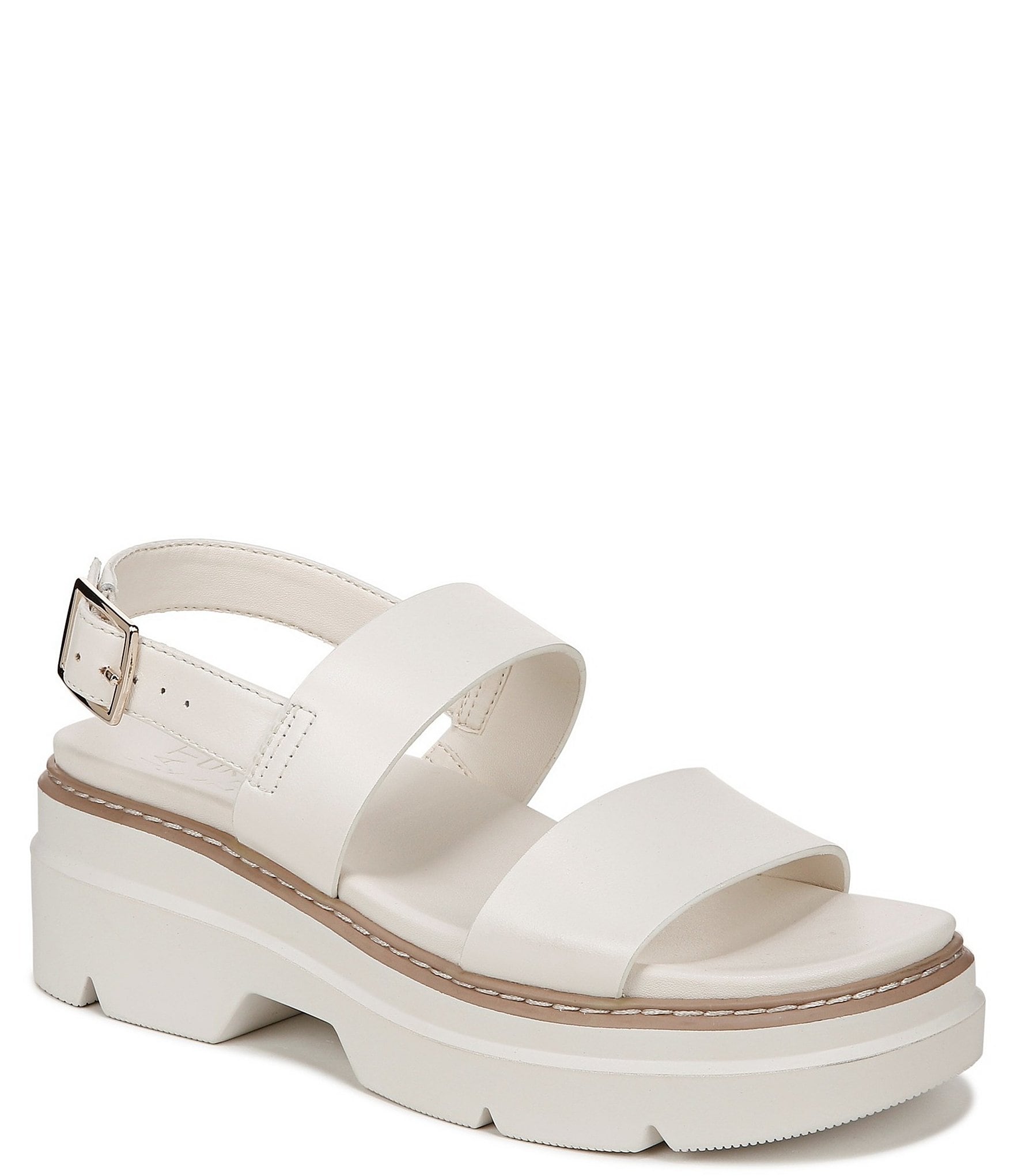 Naturalizer Darry Leather Slingback Lightweight Platform Sandals | Dillard's