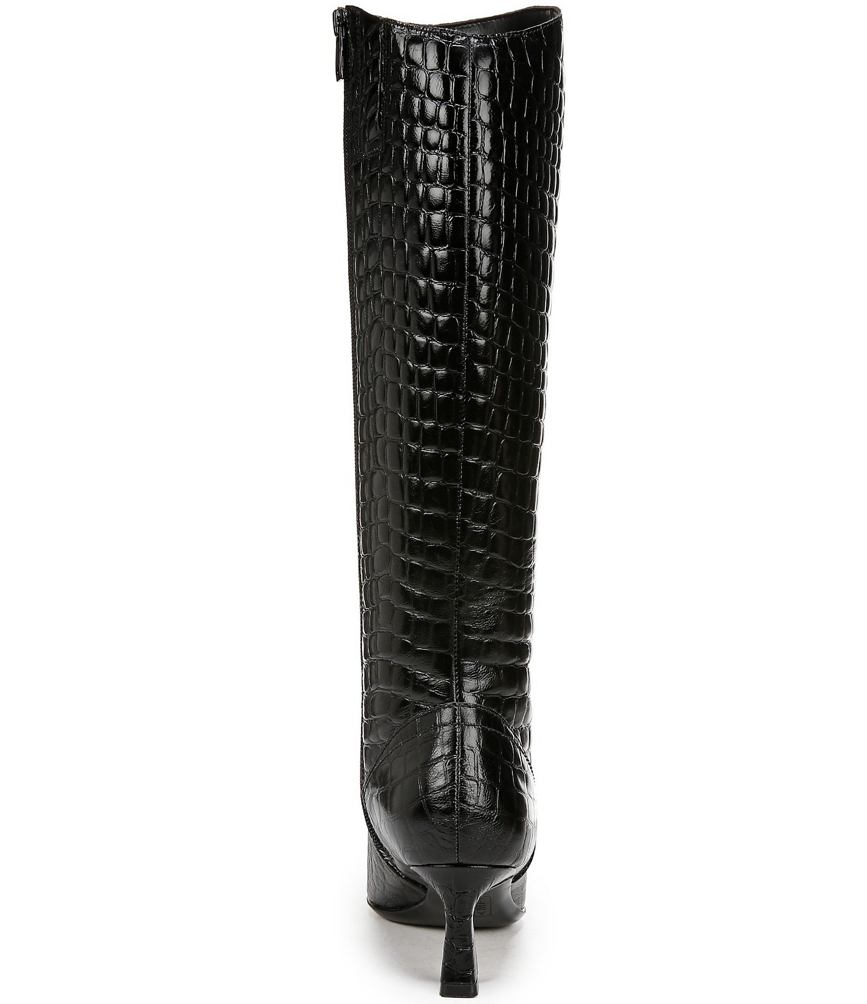Naturalizer Deesha Leather Crocodile Knee High Boots