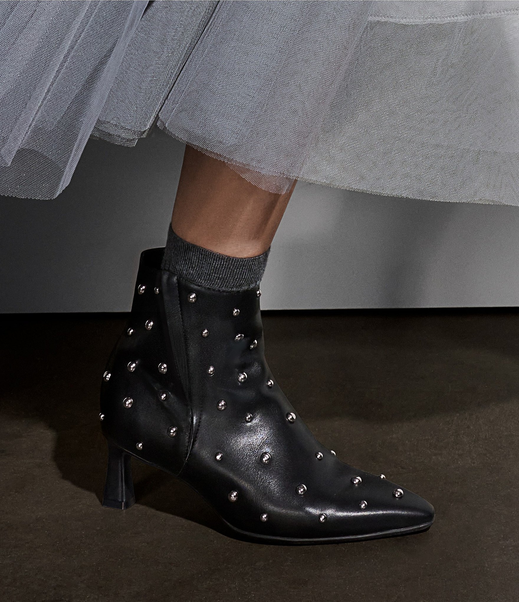 Naturalizer Deesha Suede Stud Booties