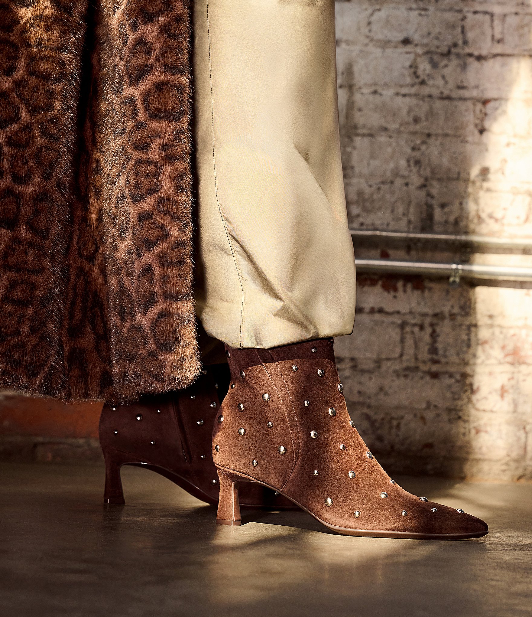 Naturalizer Deesha Suede Stud Booties