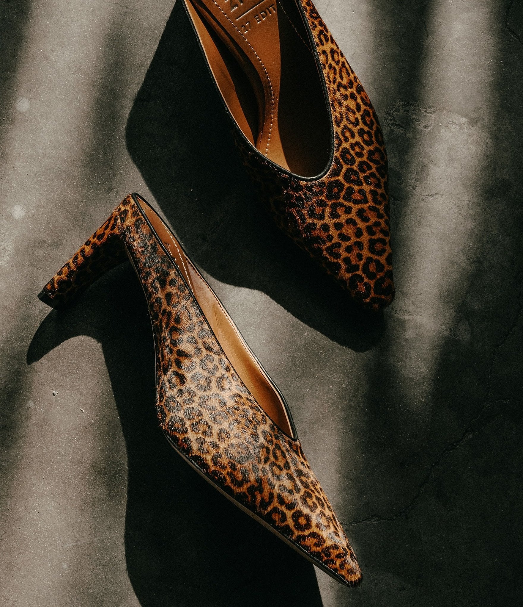 Naturalizer Emerson Leopard Print High Vamp Snip Toe Dress Mules