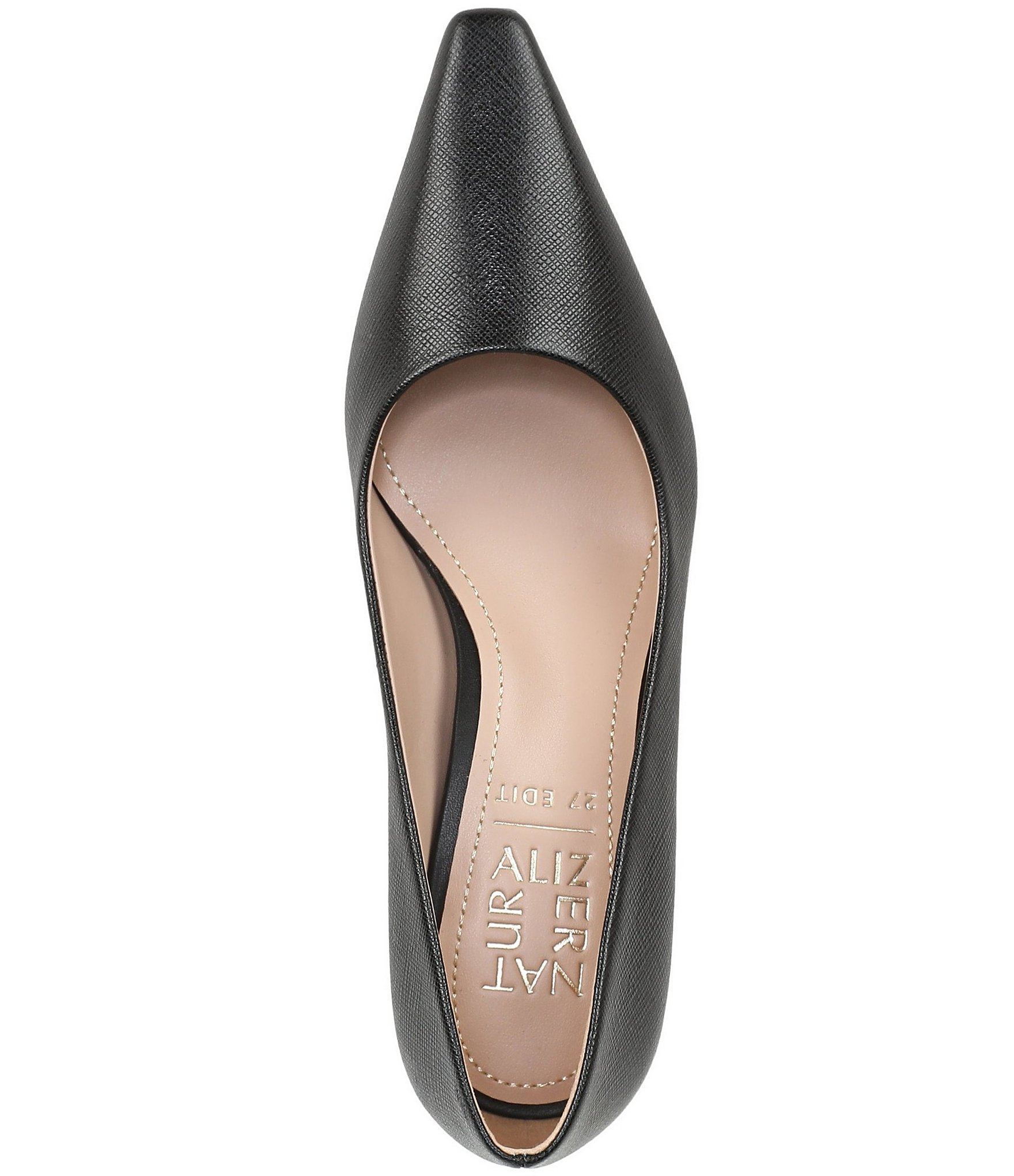 Naturalizer Estee Textured Leather Snip Toe Pumps