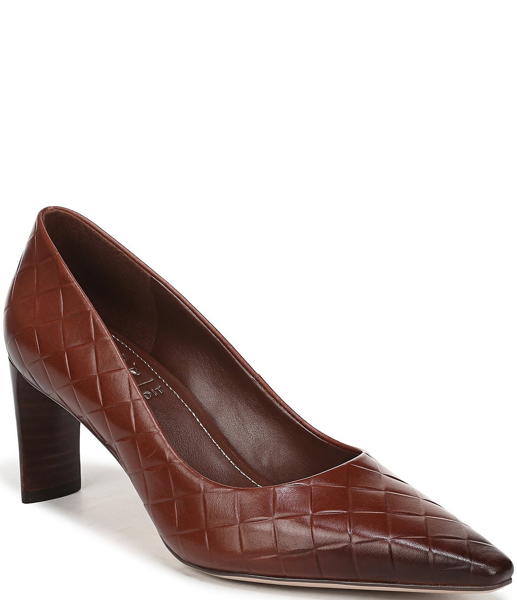 Naturalizer Estee Woven Leather Snip Toe Pumps