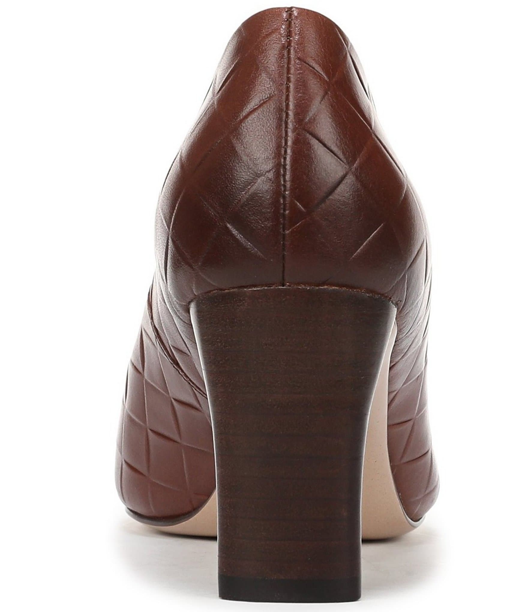 Naturalizer Estee Woven Leather Snip Toe Pumps