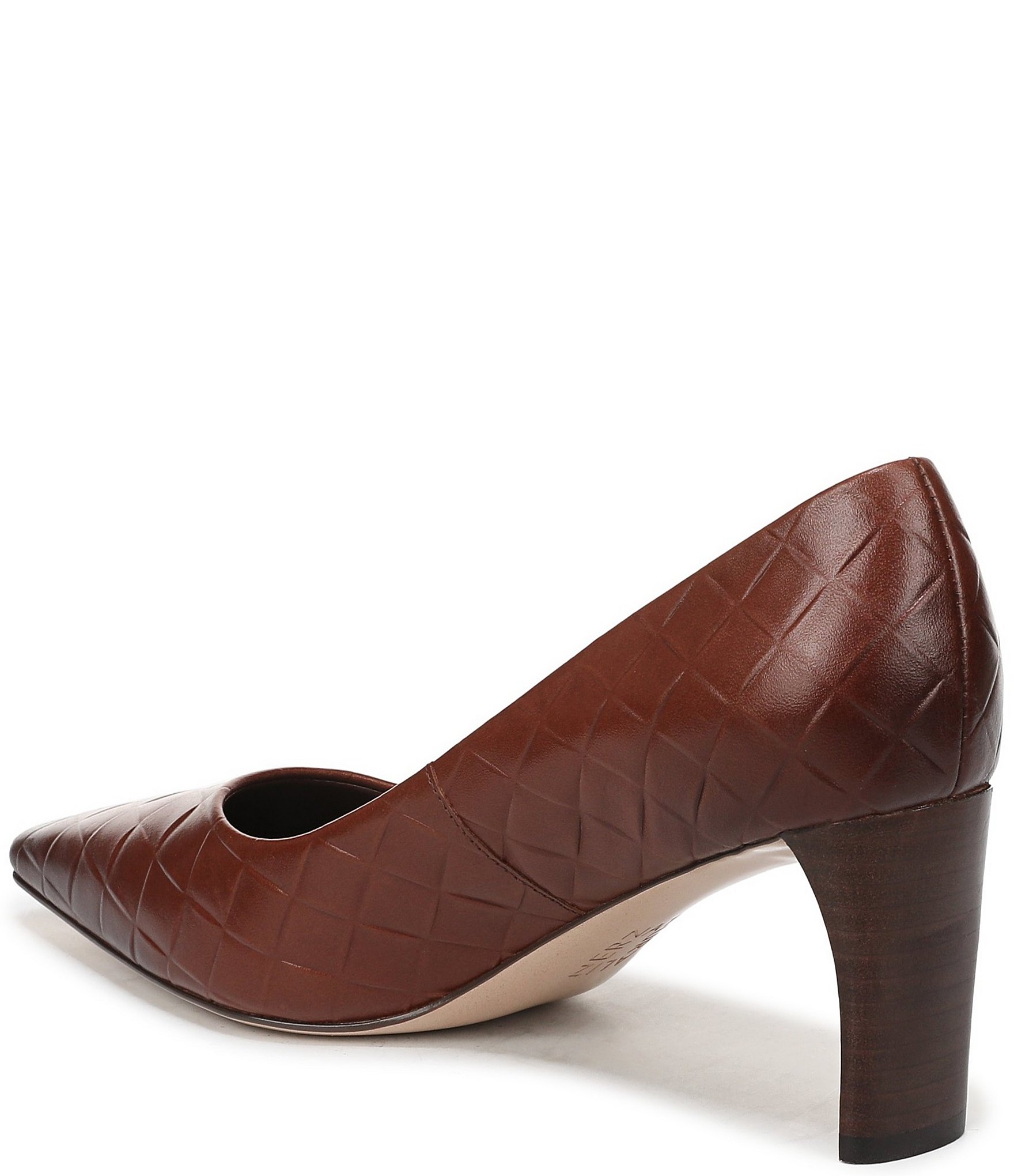 Naturalizer Estee Woven Leather Snip Toe Pumps