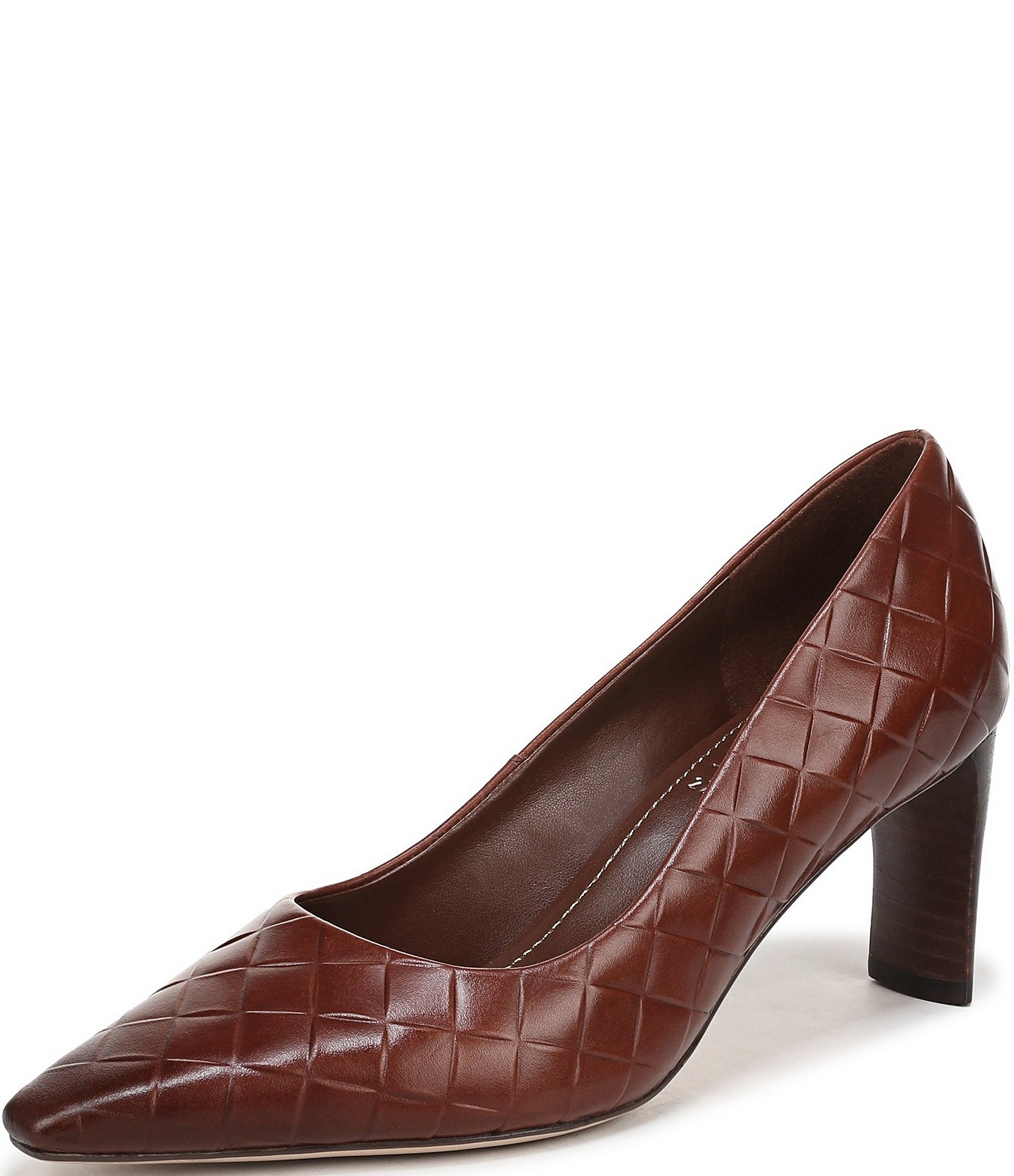 Naturalizer Estee Woven Leather Snip Toe Pumps
