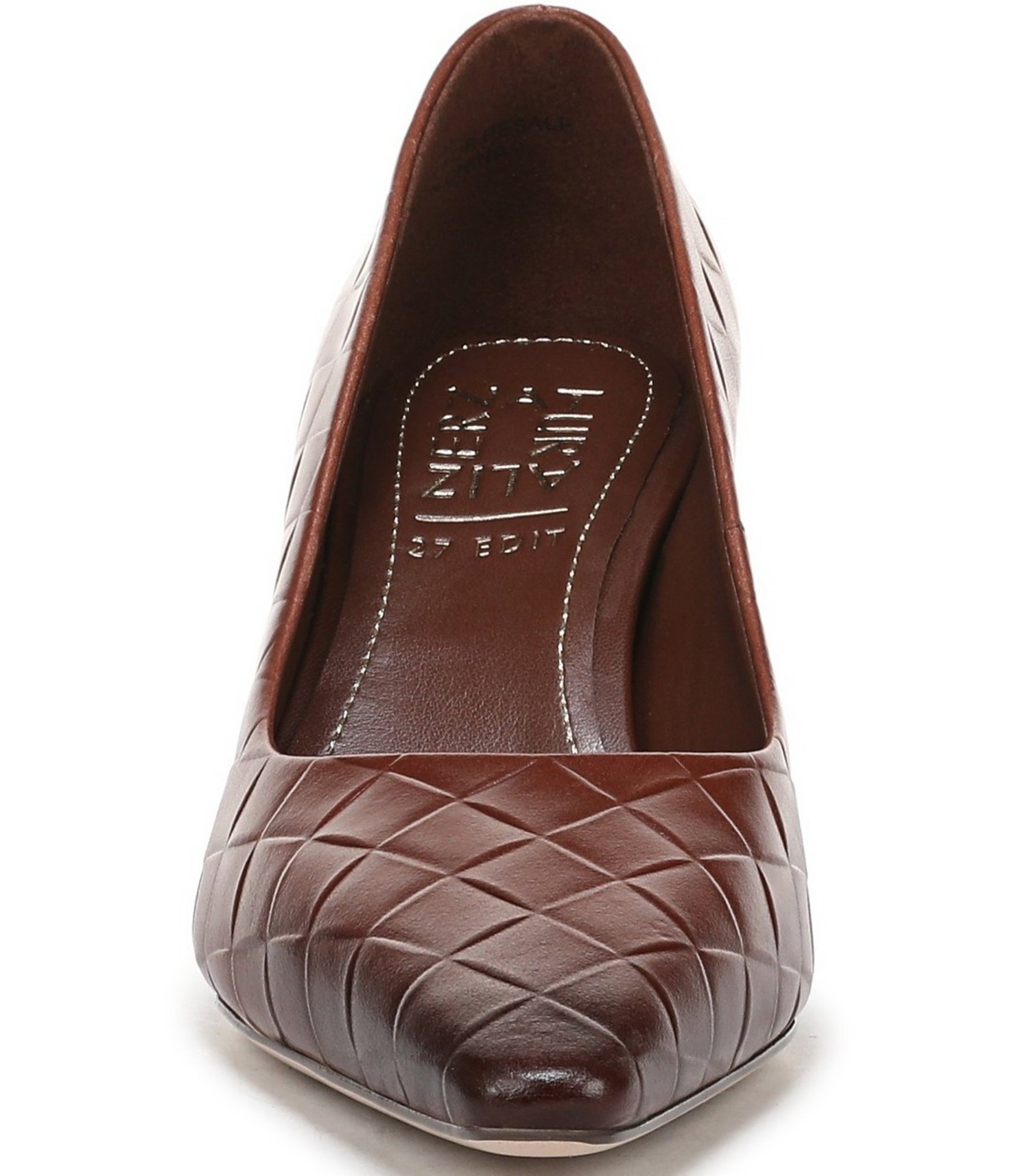 Naturalizer Estee Woven Leather Snip Toe Pumps