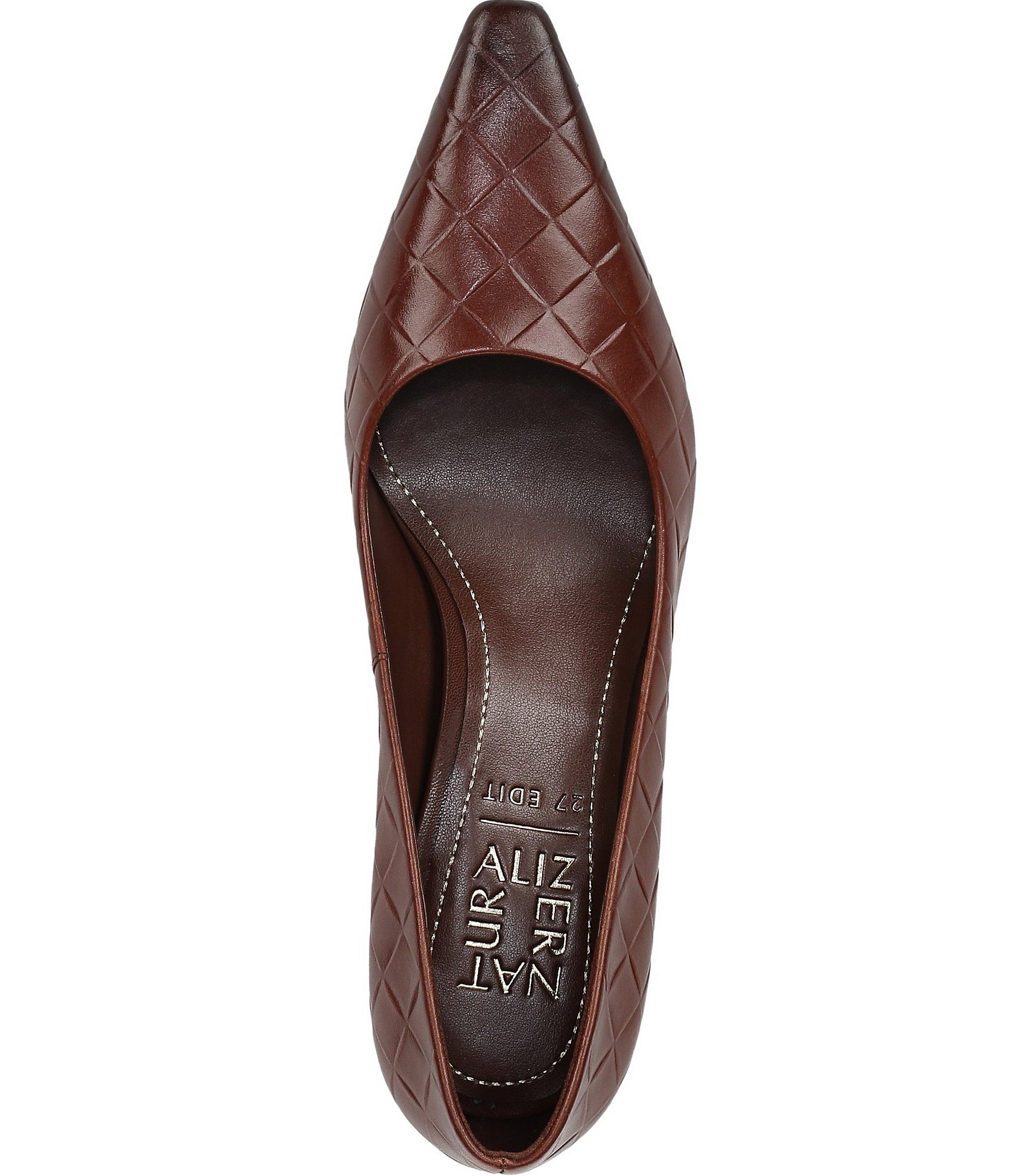 Naturalizer Estee Woven Leather Snip Toe Pumps