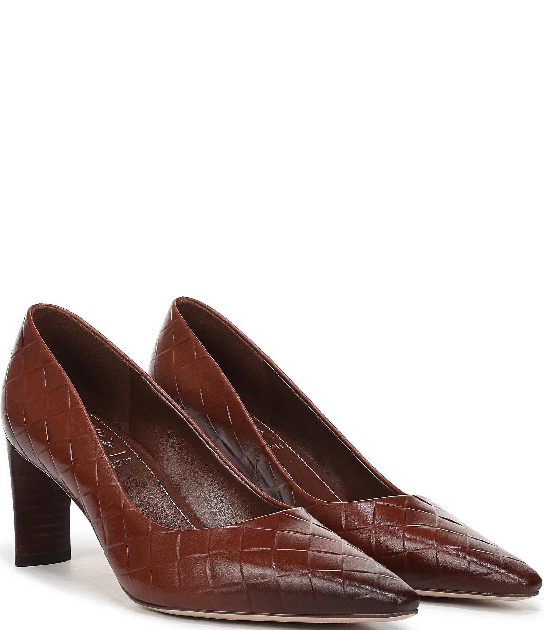 Naturalizer Estee Woven Leather Snip Toe Pumps