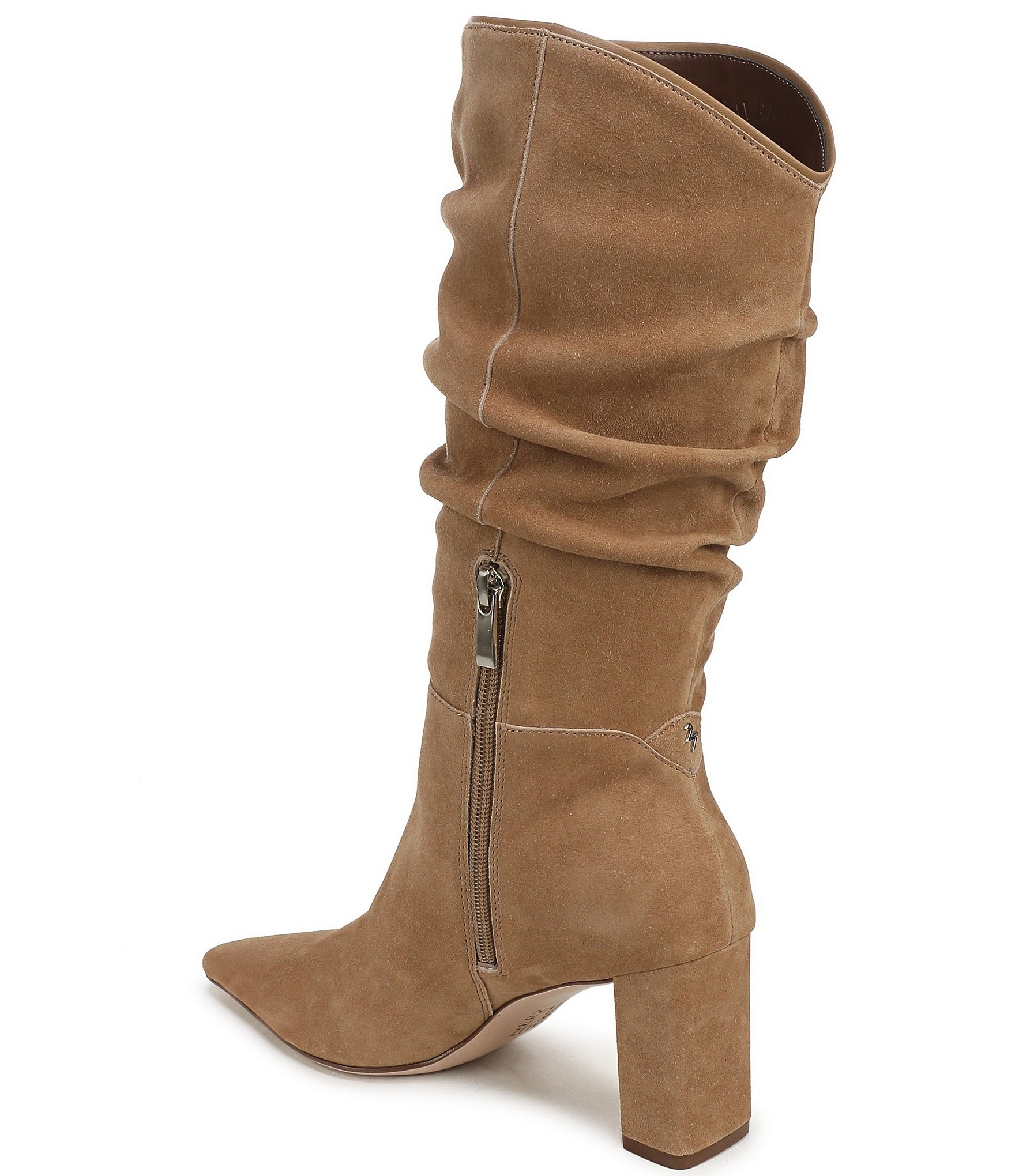 Naturalizer Fletcher Slouch Suede Dress Boots