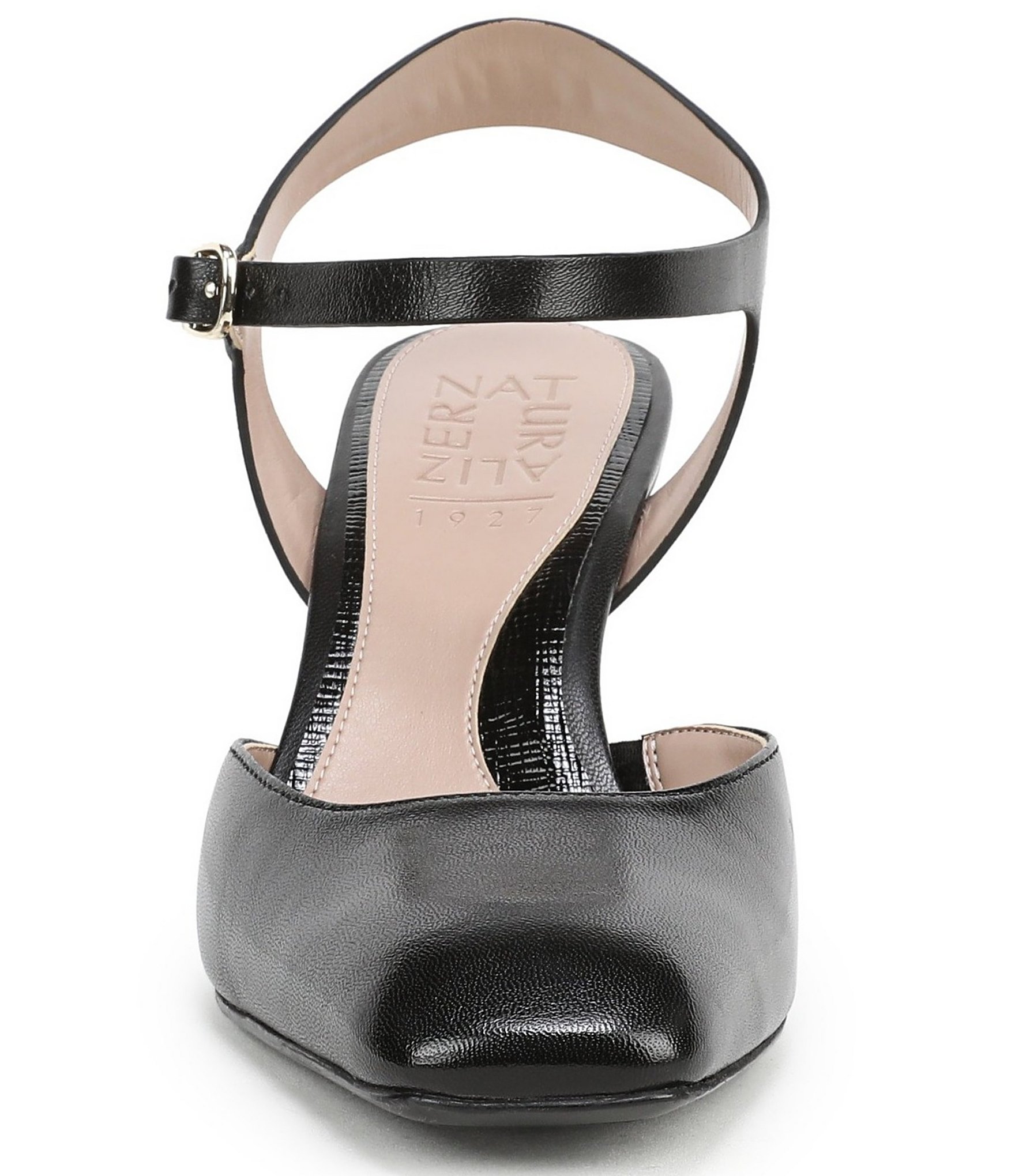 Naturalizer Frankie Leather Ankle Wrap Pumps