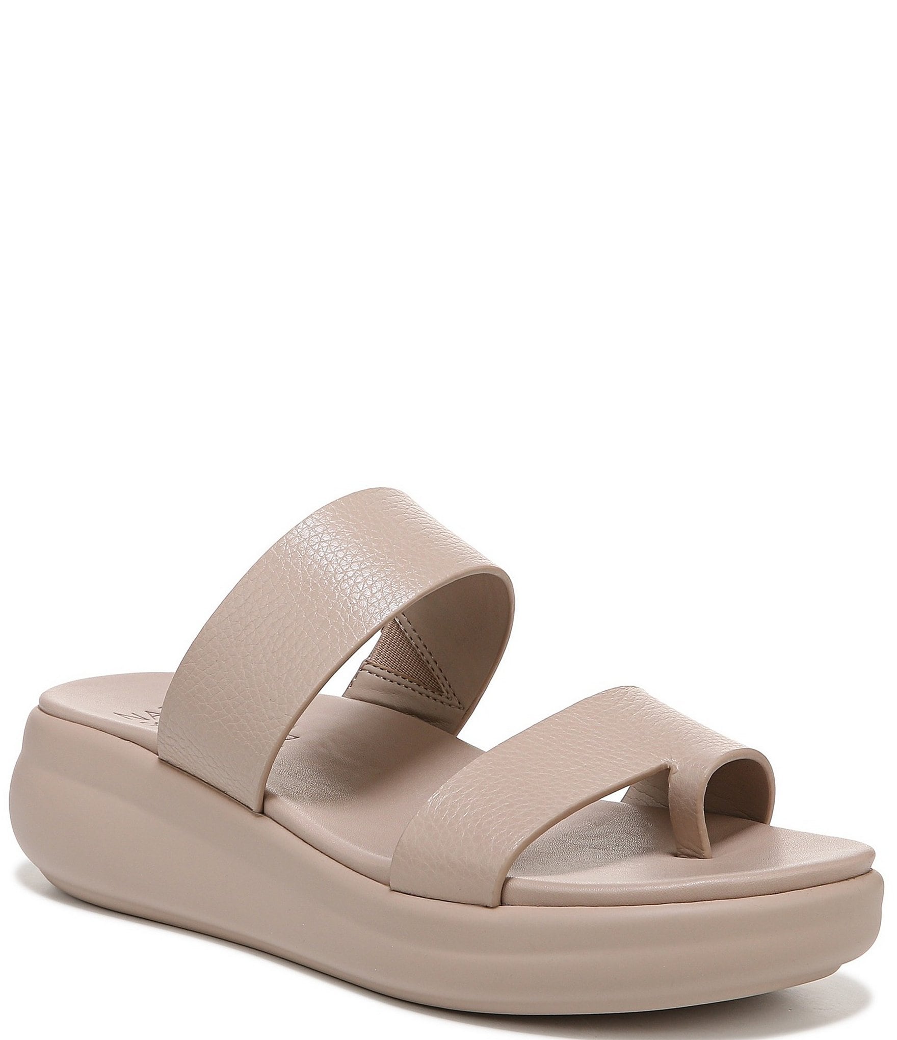 Naturalizer Genn-Drift2 Leather Toe Loop Thong Sandals | Dillard's