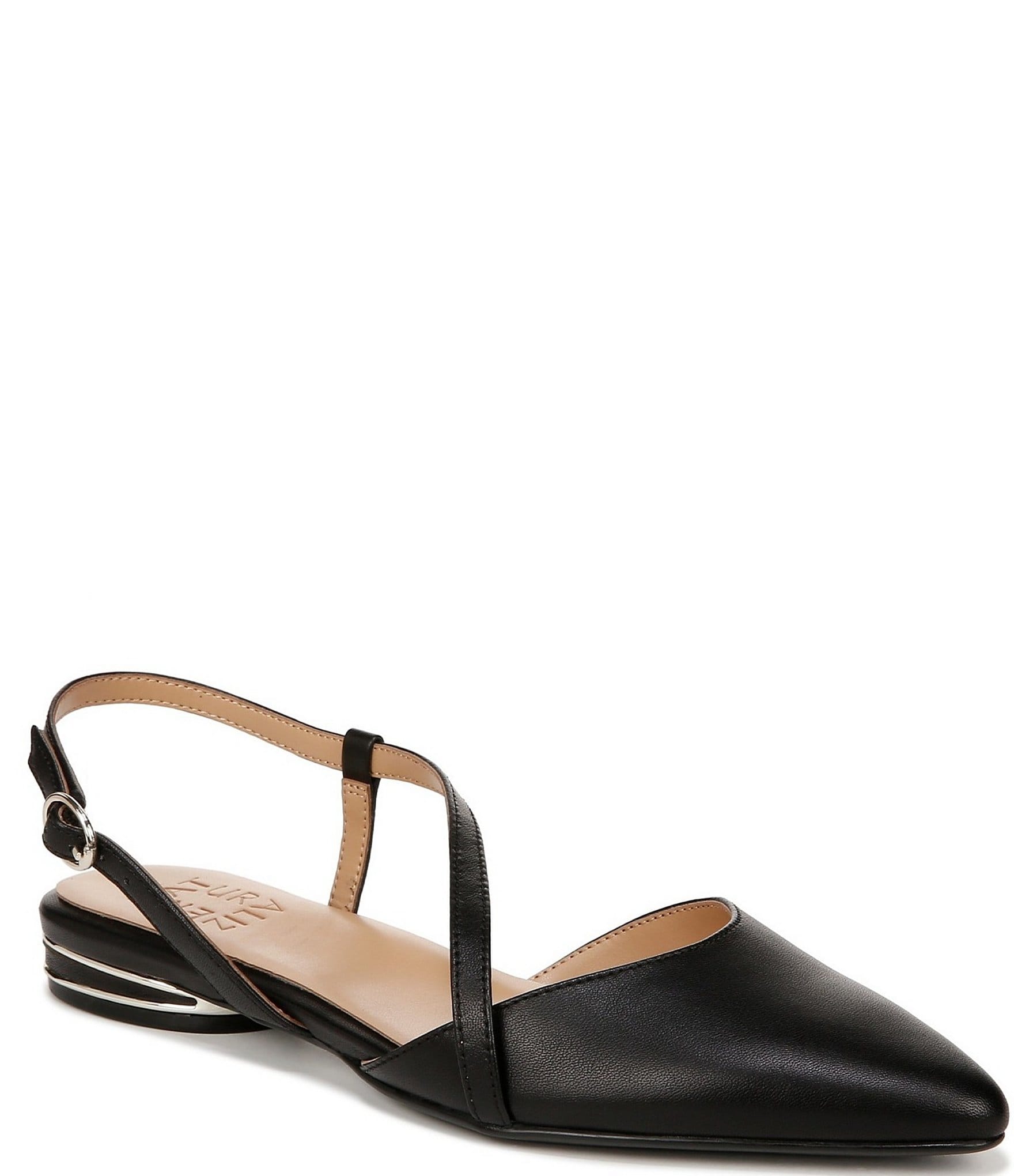 Naturalizer Hawaii Leather Slingback Dress Flats | Dillard's