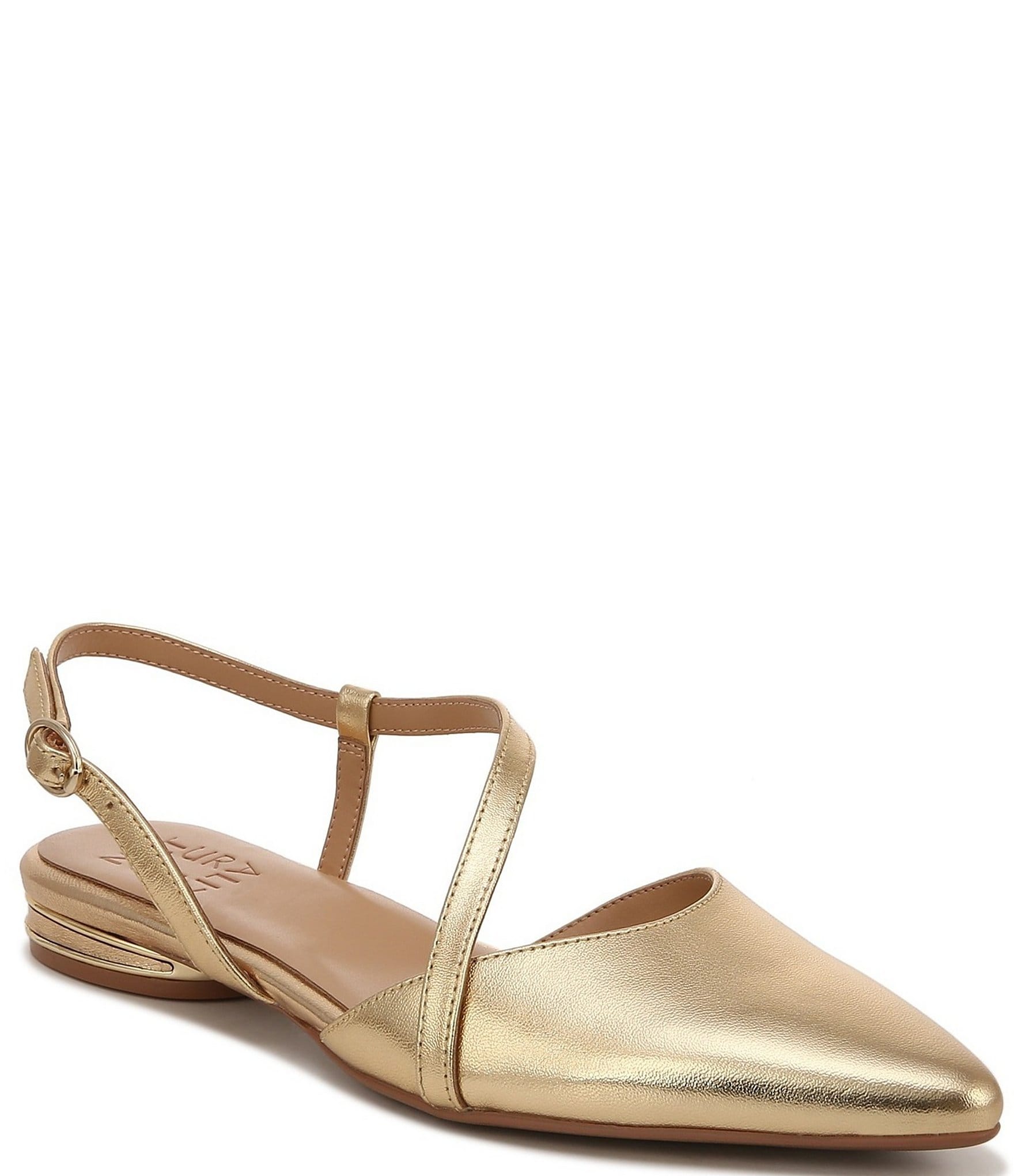 Wide width outlet slingback flats