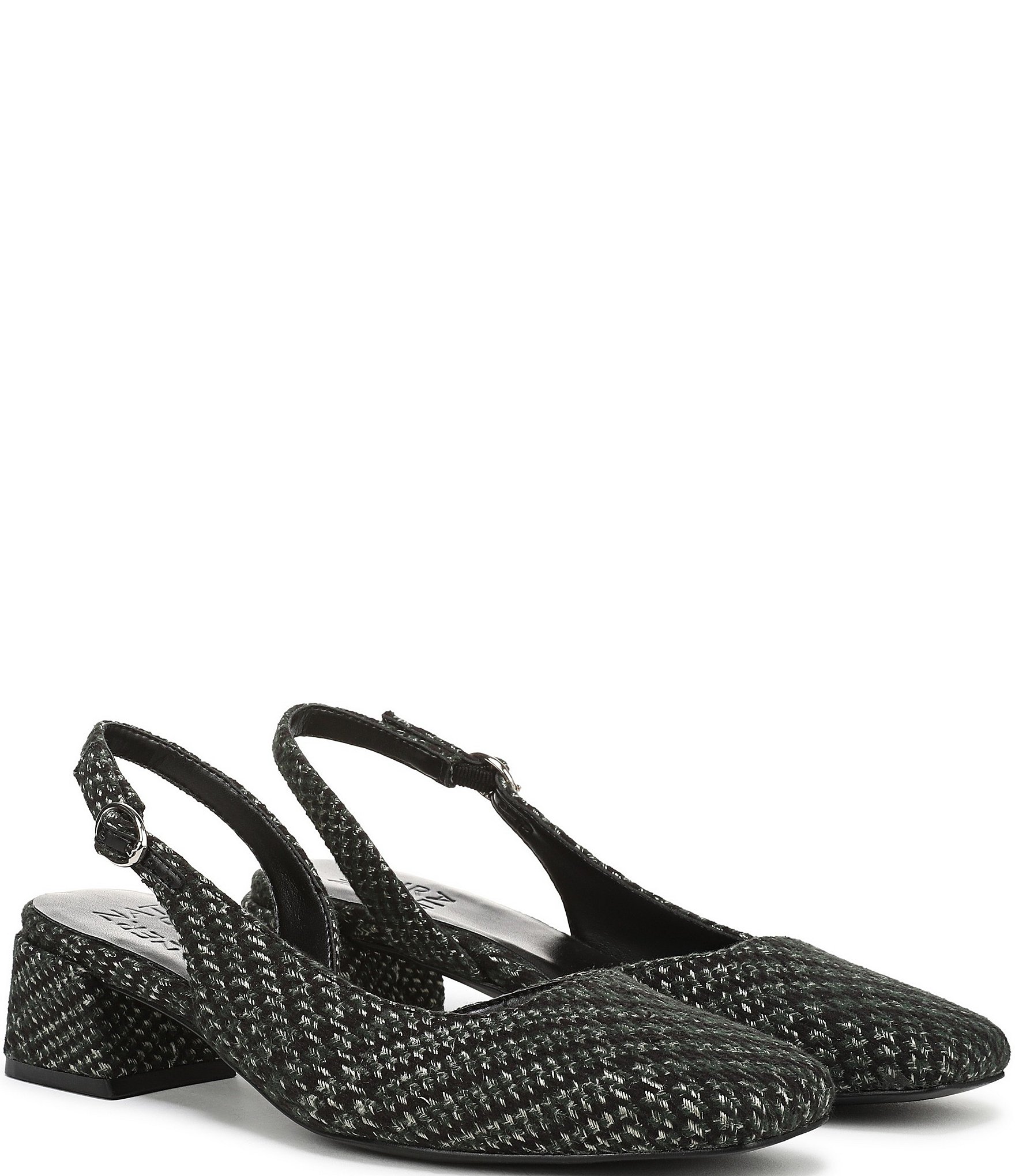 Naturalizer Jayla Plaid Fabric Slingback Pumps
