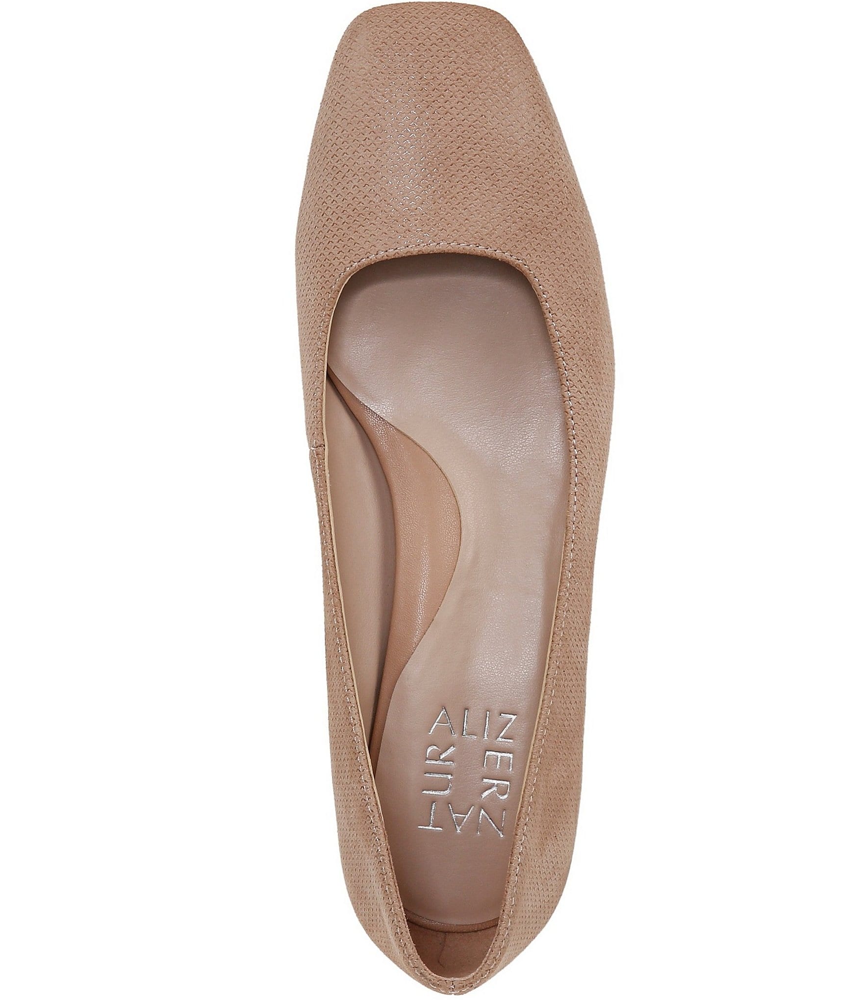 Naturalizer Jayla Glossy Suede Ballet Pumps