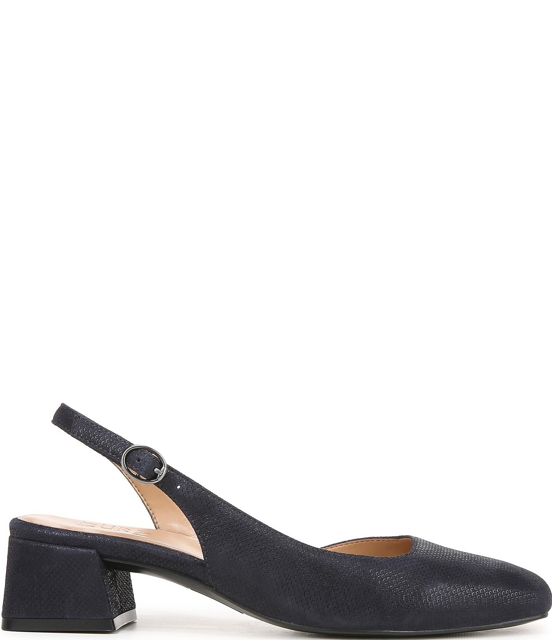 Naturalizer Jayla Glossy Suede Slingback Pumps