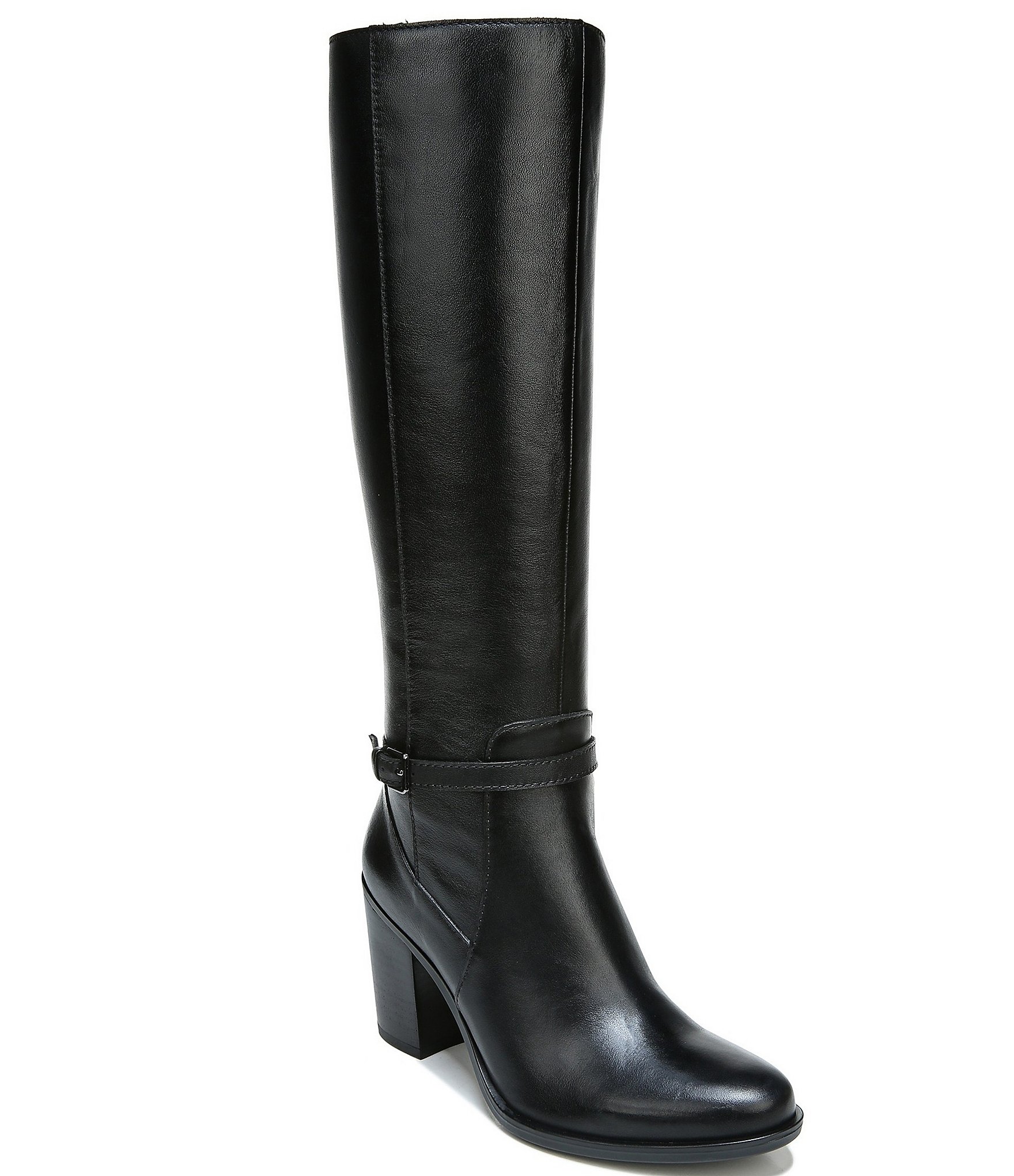 Naturalizer Kalina Leather Slim Calf Tall Shaft Boots | Dillard's