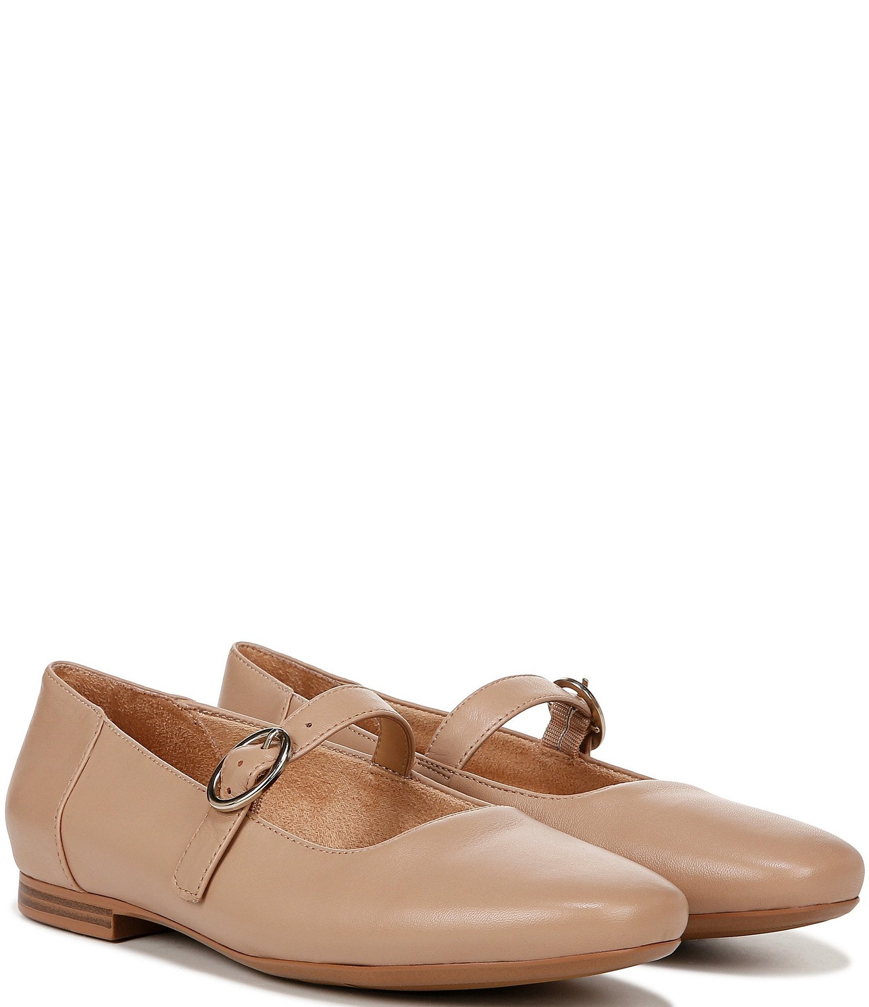 Naturalizer Kelly Leather Mary Jane Flats