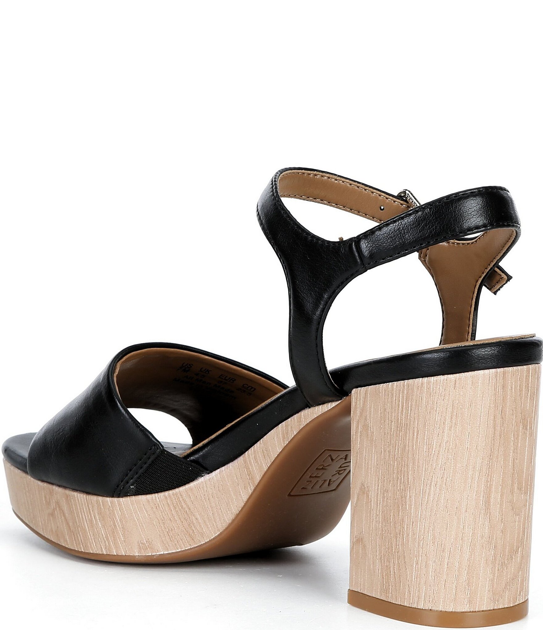 Naturalizer Lilly Ankle Strap Platform Dress Sandals