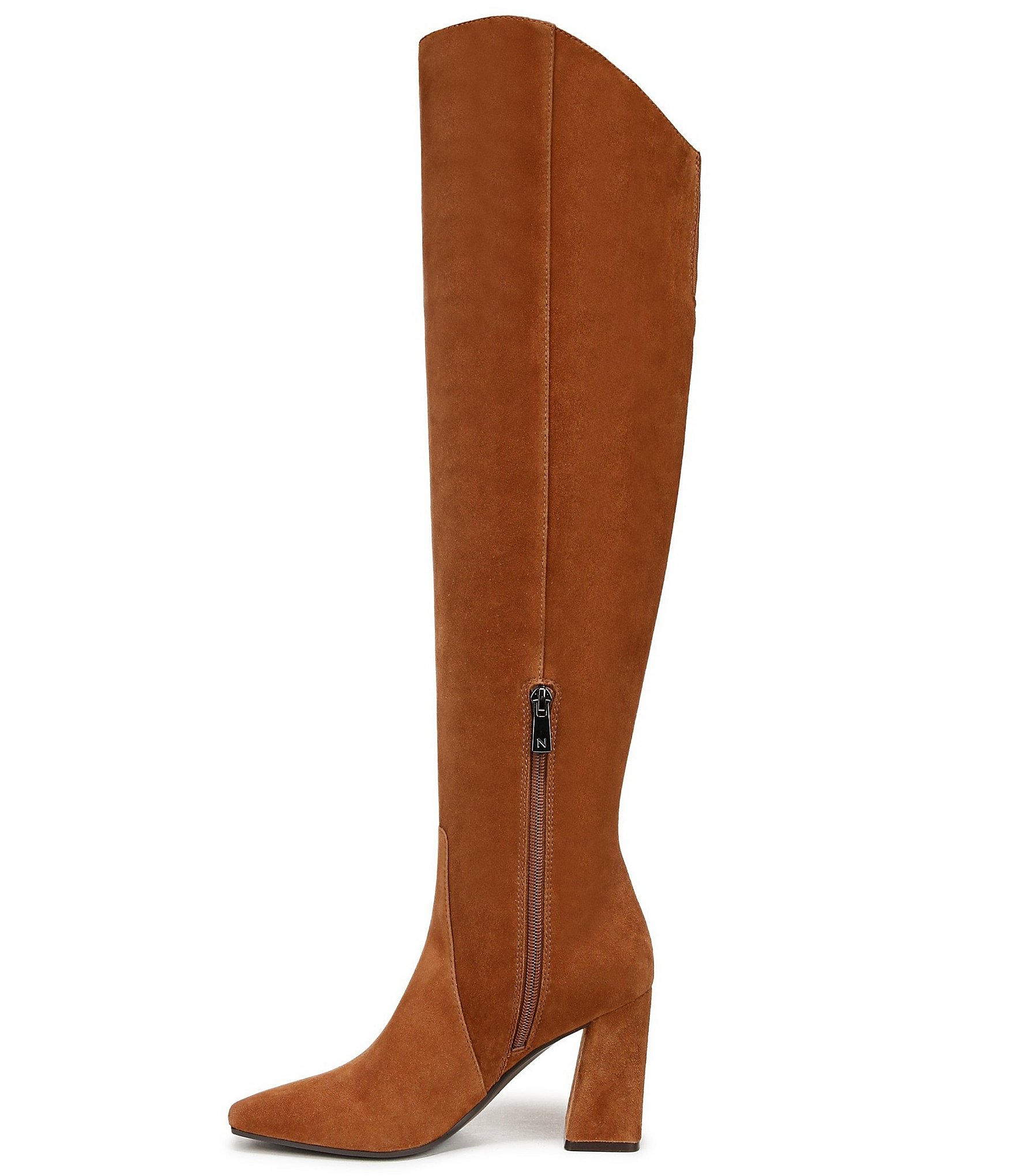 Naturalizer Lyric Suede Over The Knee Dress Boots