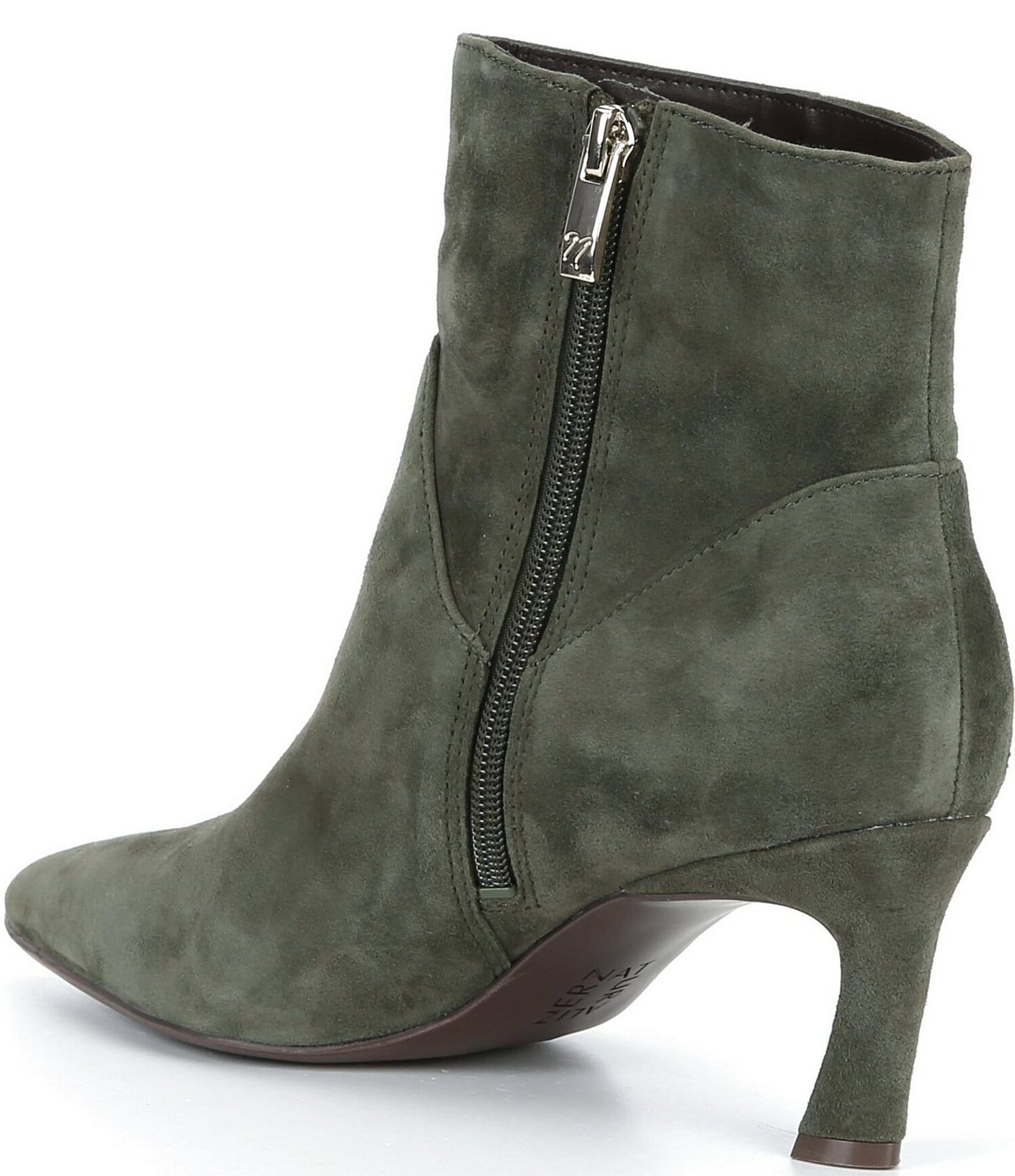 Naturalizer Mabel Suede Pointed Toe Ankle Booties