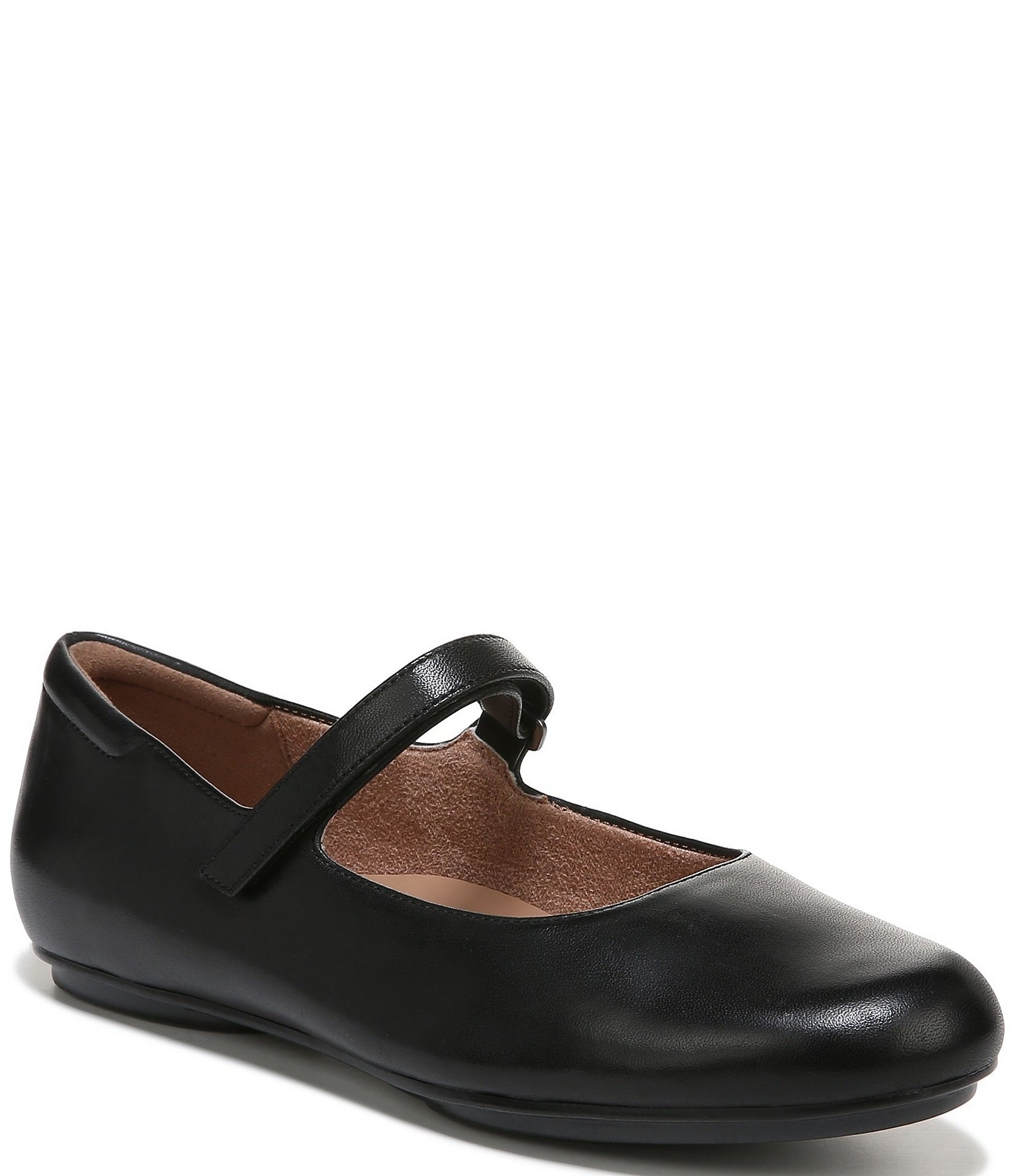 Naturalizer Maxwell Mary Jane Leather Ballet Flats | Dillard's