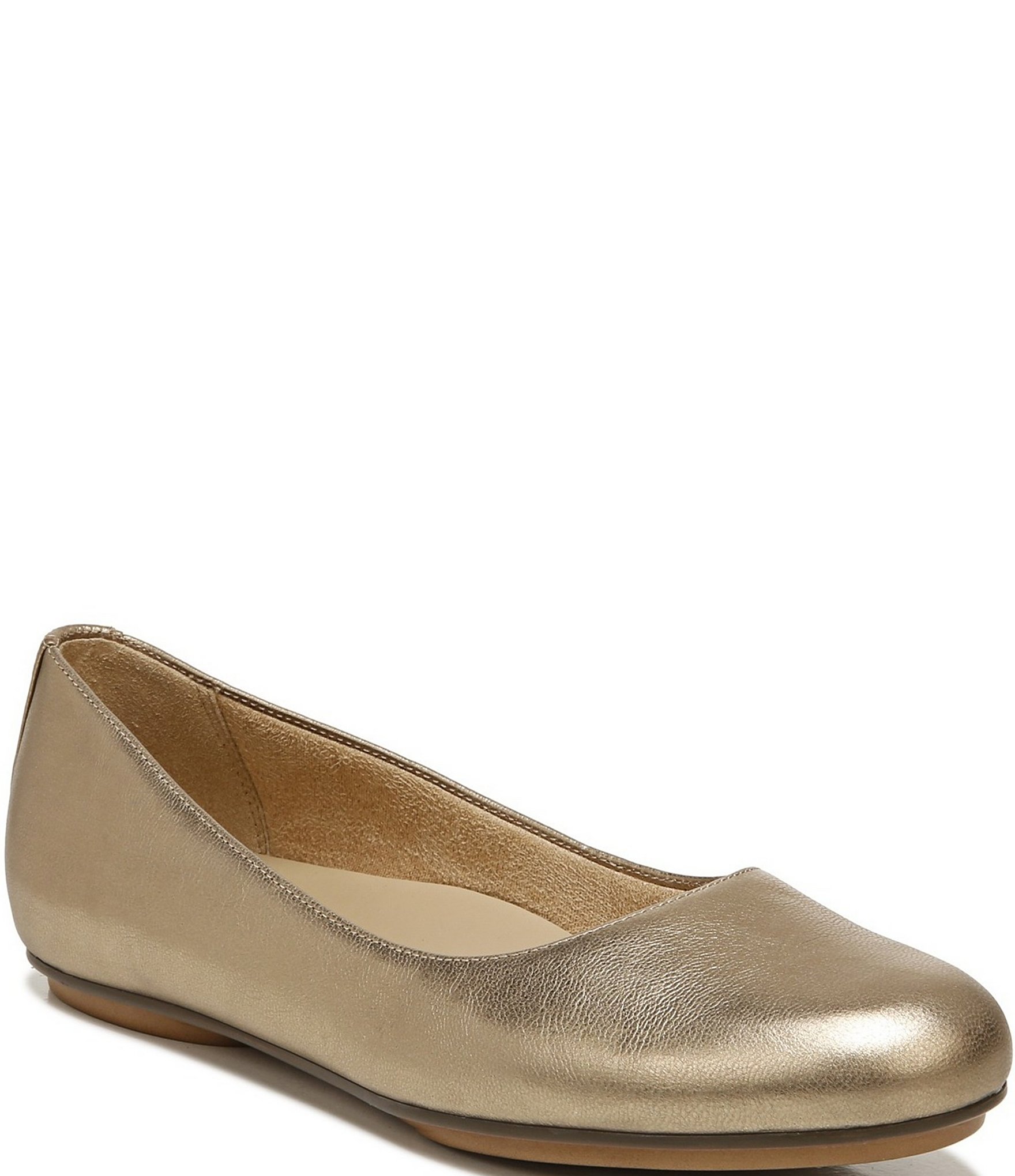 naturalizer gold flats