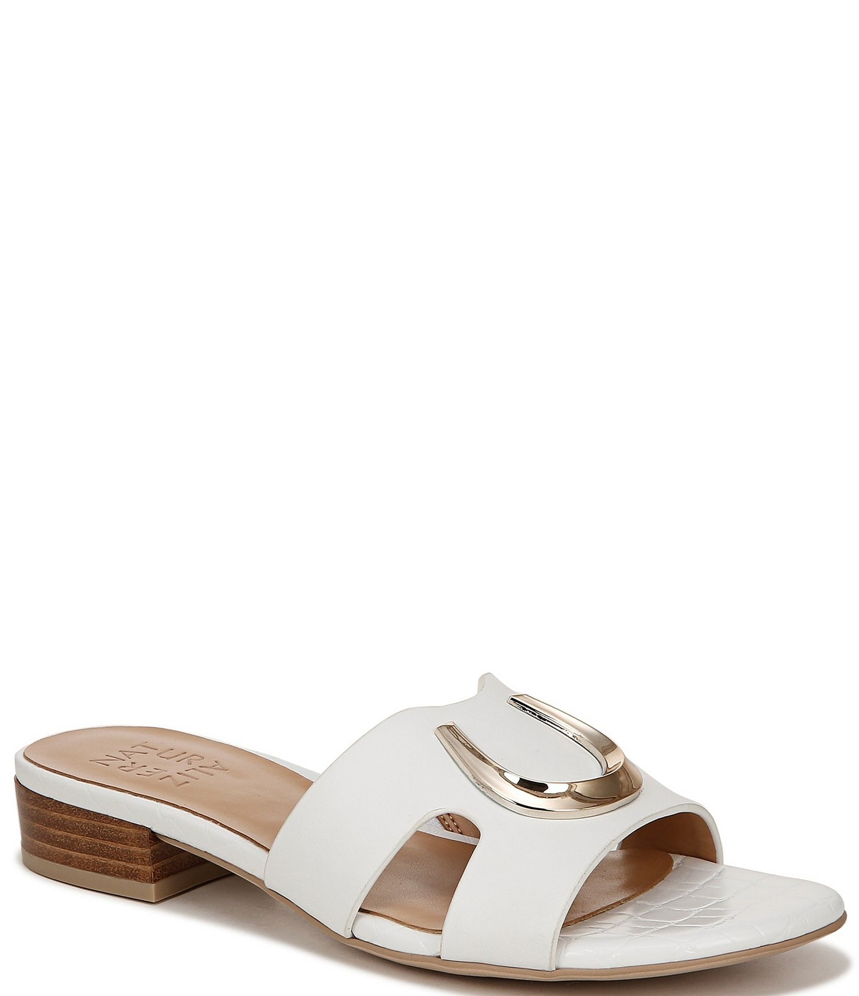 Naturalizer Misty Leather Slip On Ornament Casual Sandals | Dillard's