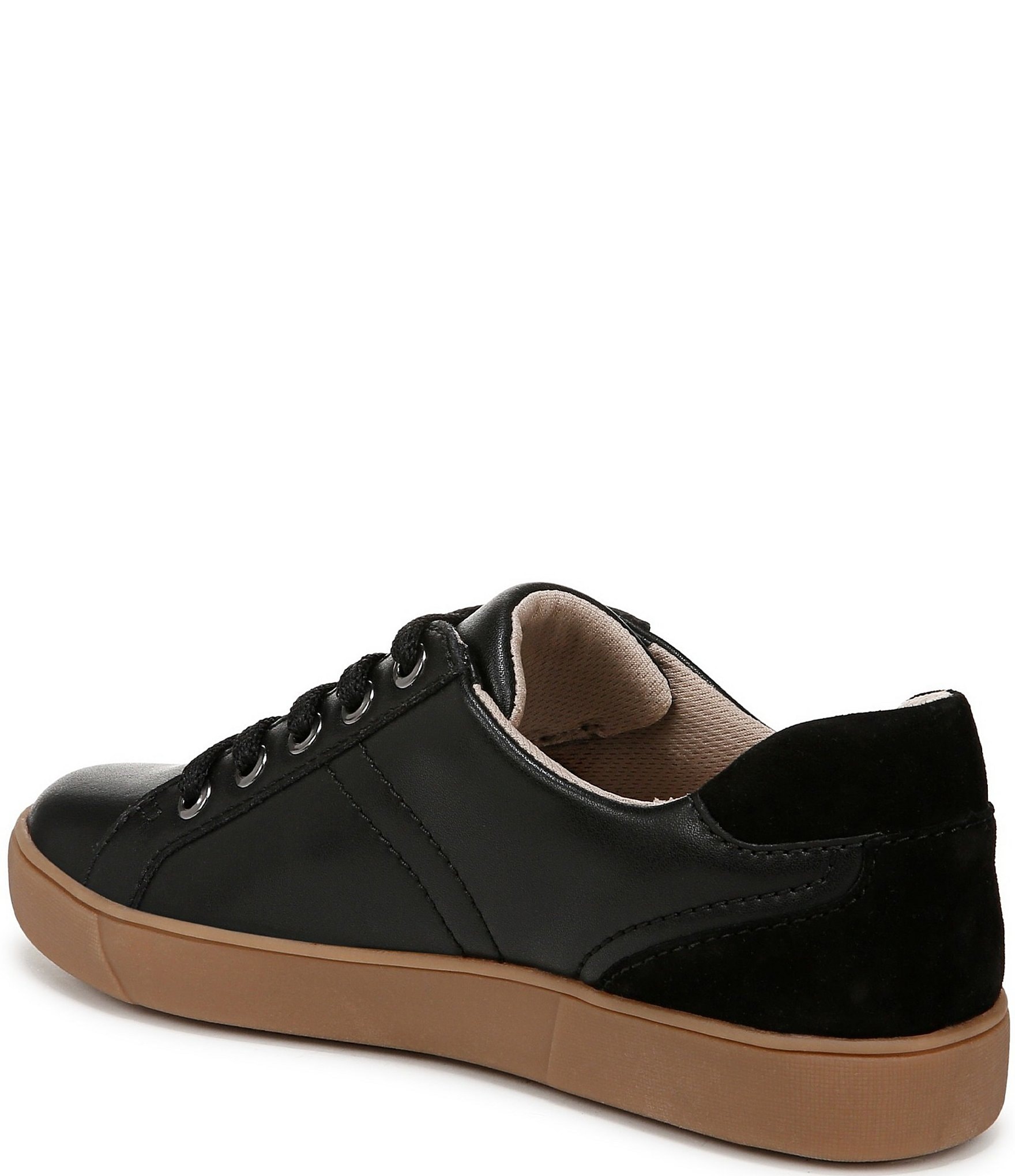 Naturalizer Morrison Leather Suede Gum Sole Sneakers