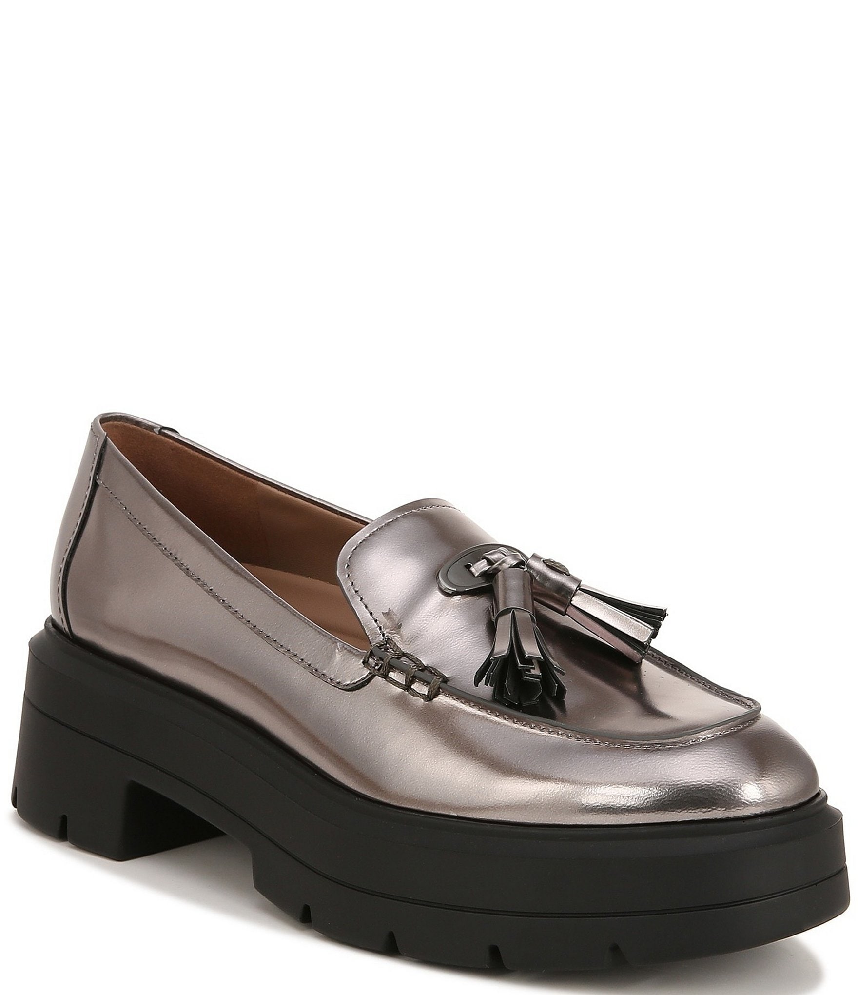 Zapatos Tipo Loafer Para Mujer Con Plataforma - Ref. Z-2764 - DFV Leather  Shoes & Bags