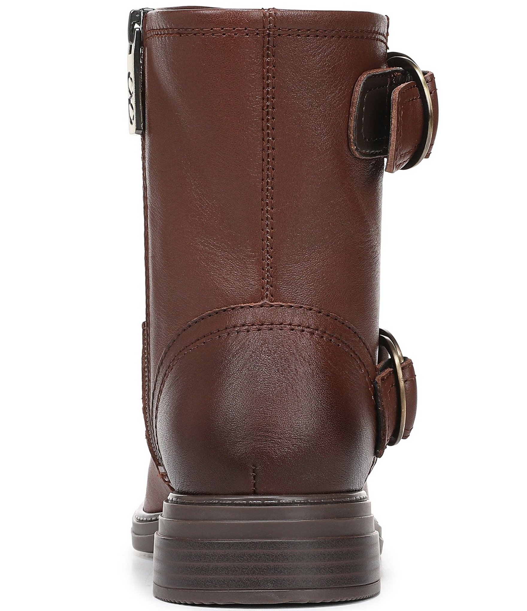 Naturalizer Optimus Leather D-Ring Hardware Ankle Booties