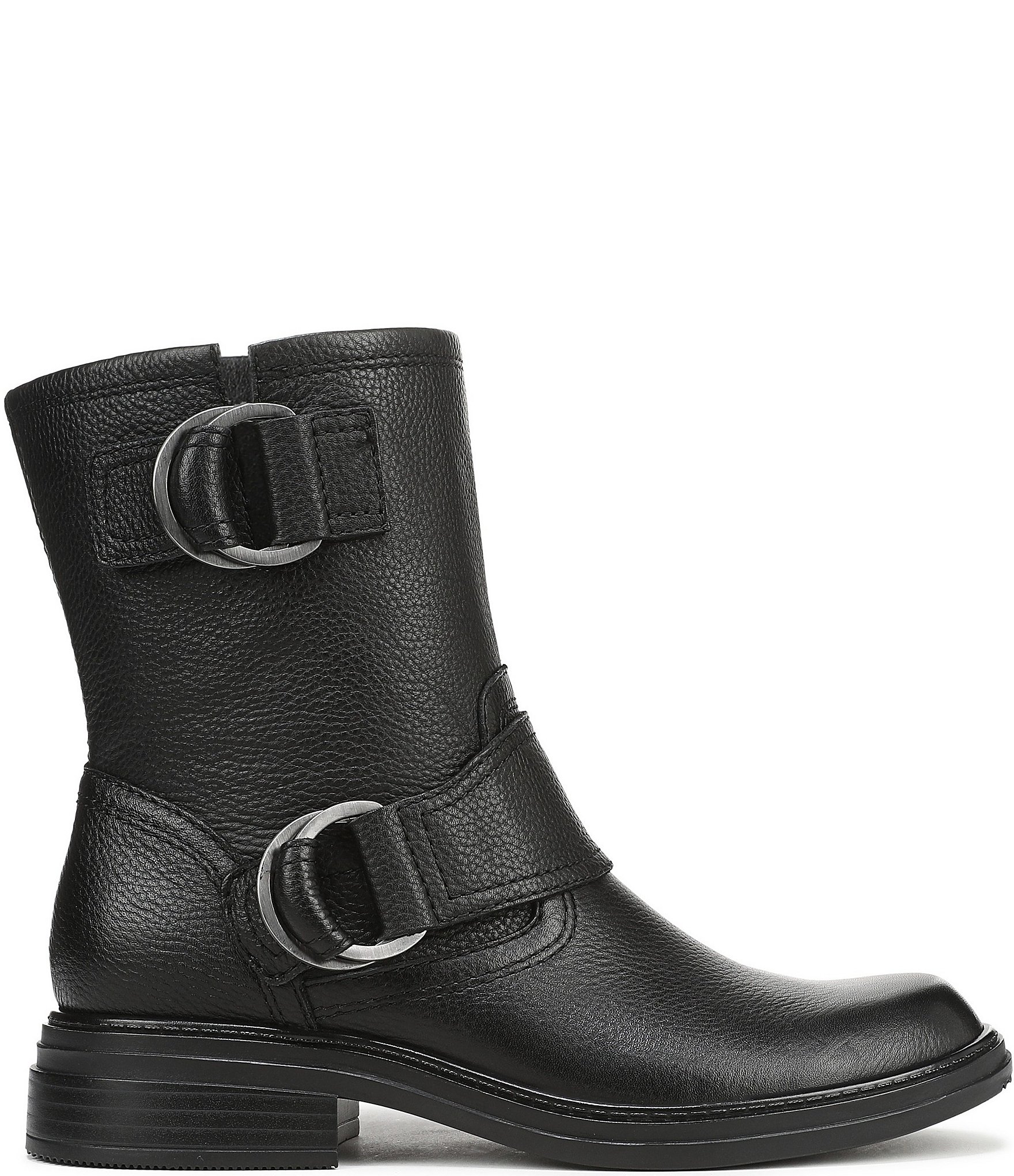 Naturalizer Optimus Leather D-Ring Hardware Ankle Booties