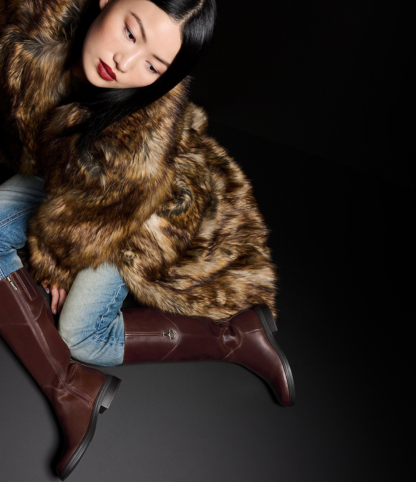 Naturalizer 27 EDIT Oslo Leather Bit Hardware Tall Boots