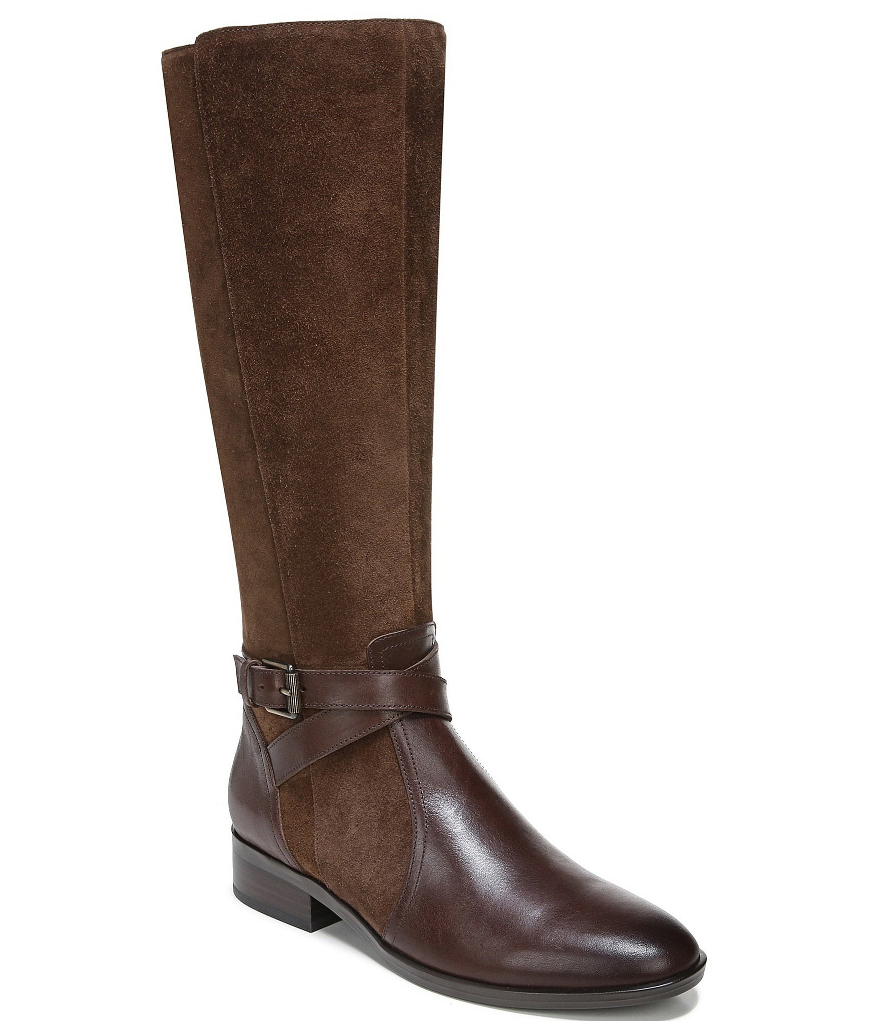 Naturalizer Rena Leather Tall Boots | Dillard's