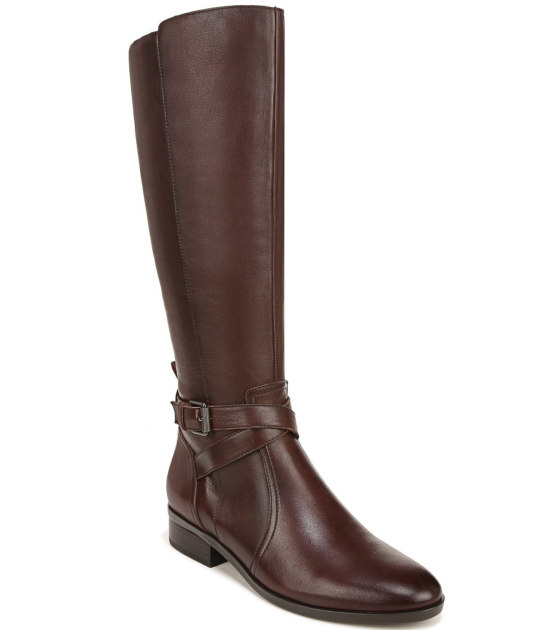 Naturalizer Rena Leather Tall Boots | Dillard's