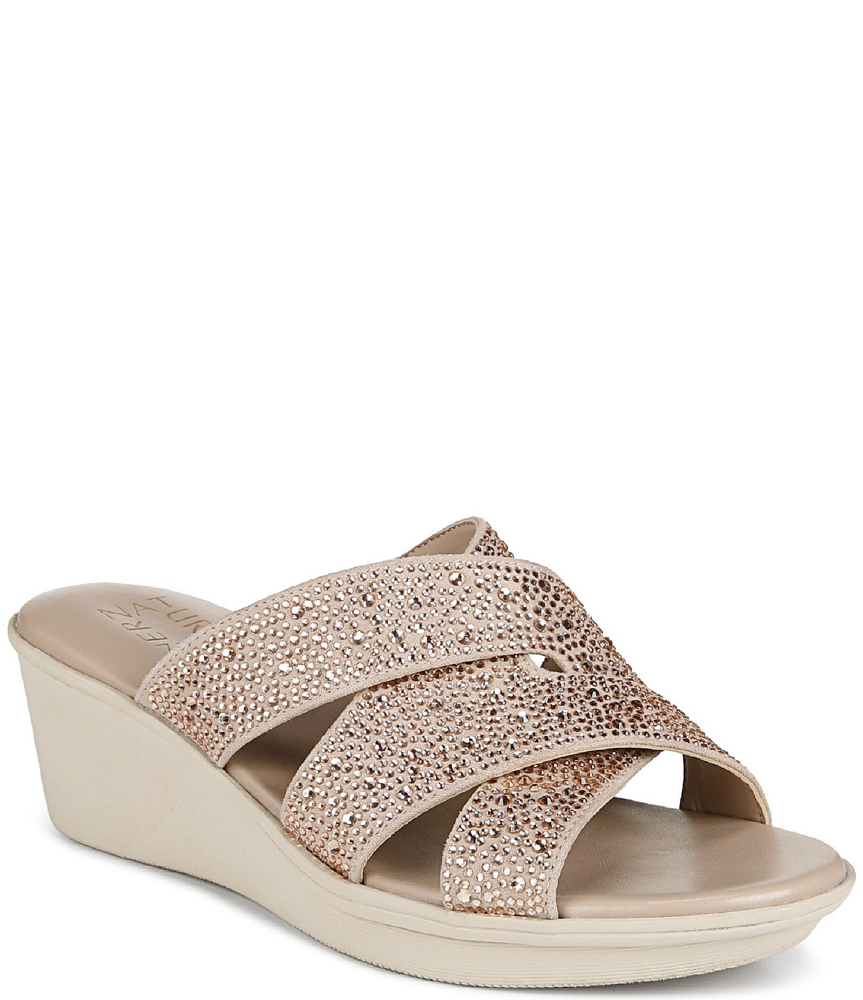 Vionic Calera Suede Wedge Sandals