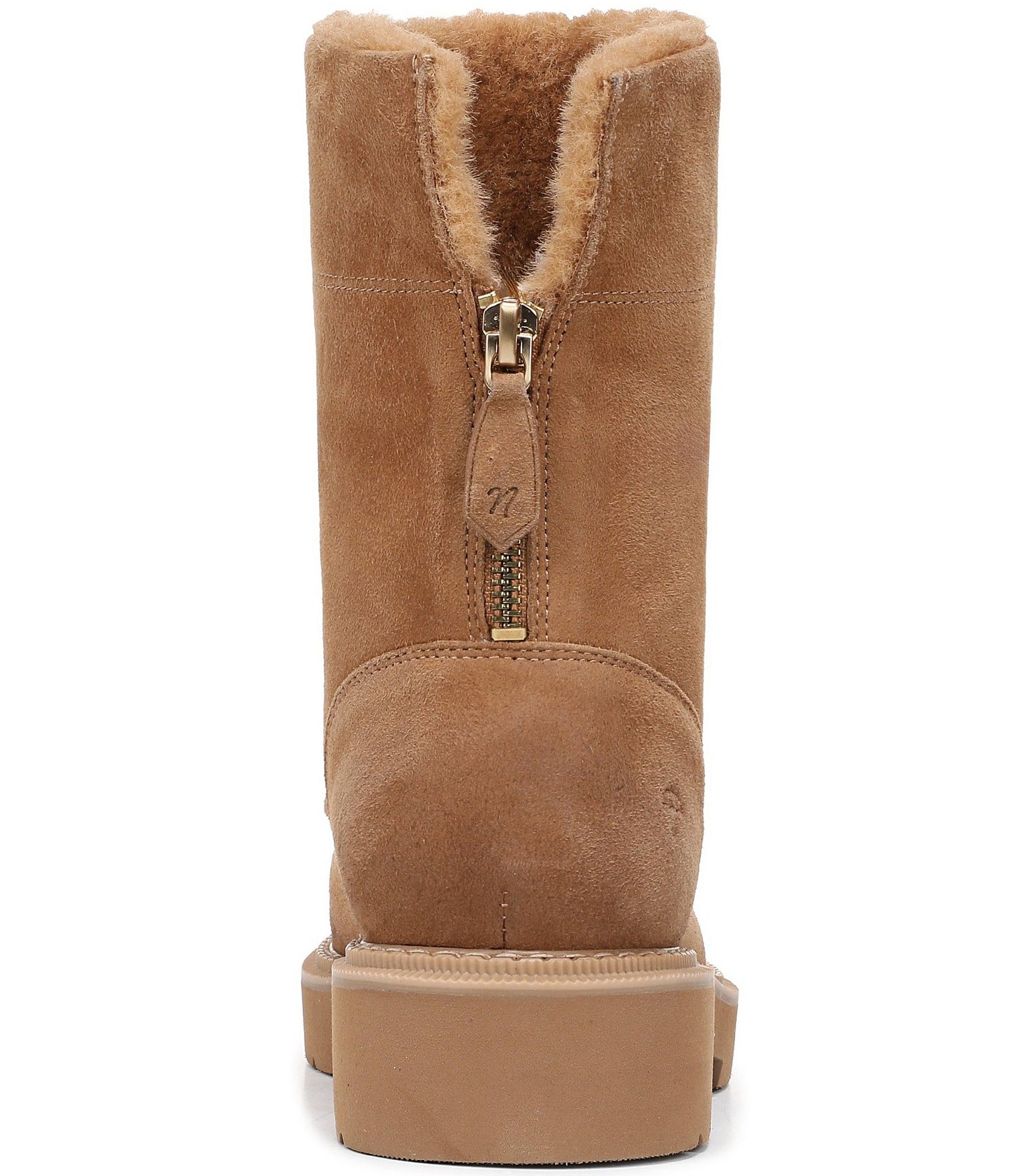 Naturalizer Sense Suede Faux Fur Lined Booties