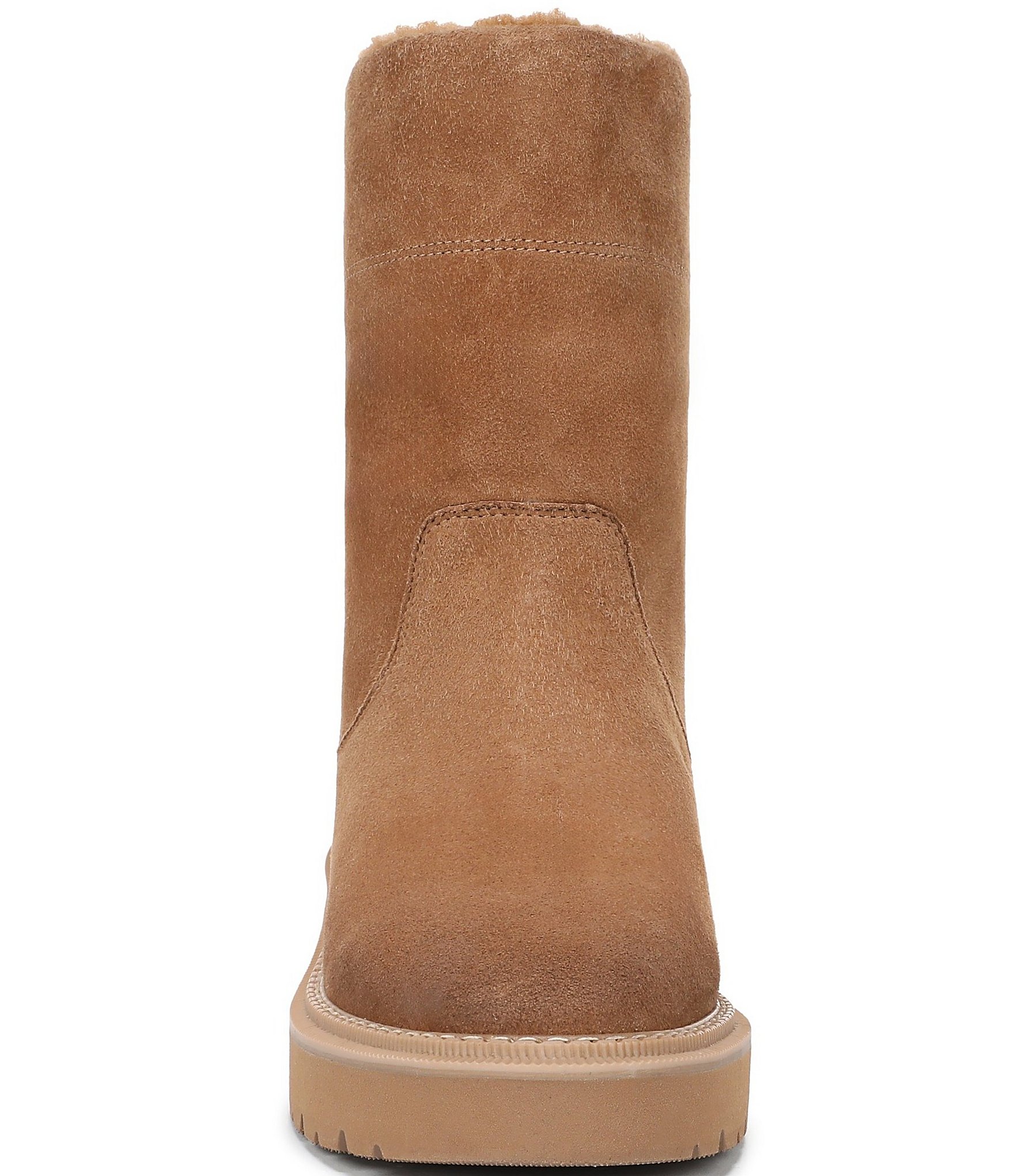 Naturalizer Sense Suede Faux Fur Lined Booties