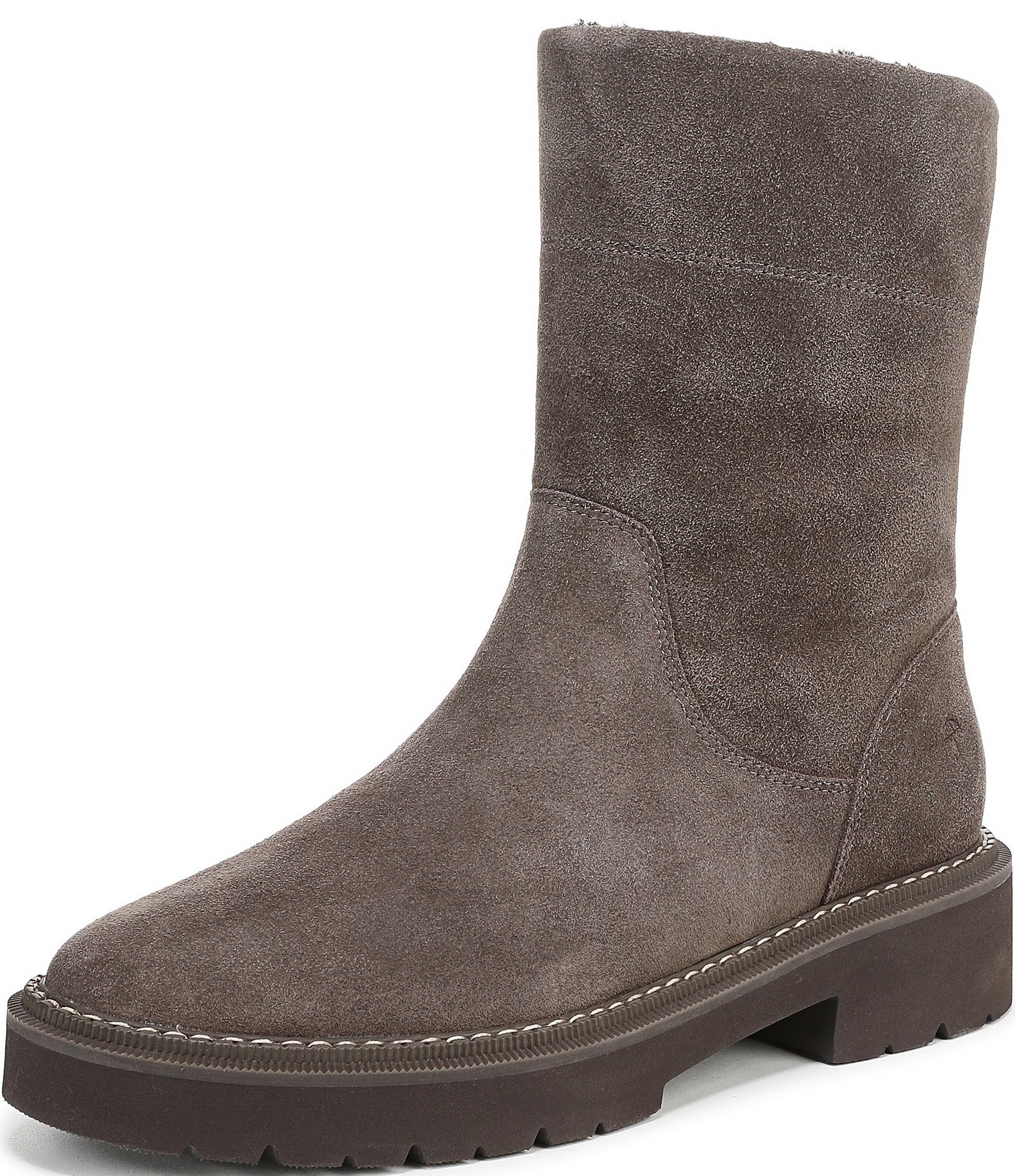 Naturalizer Sense Suede Faux Fur Lined Booties
