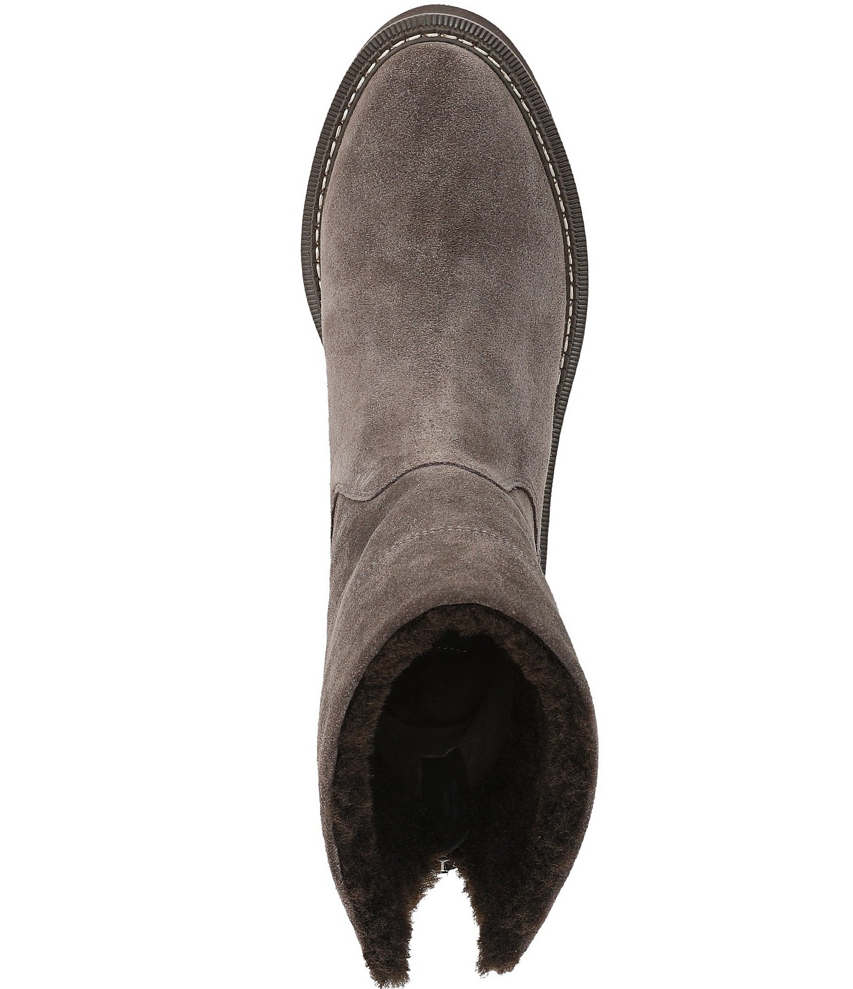 Naturalizer Sense Suede Faux Fur Lined Booties