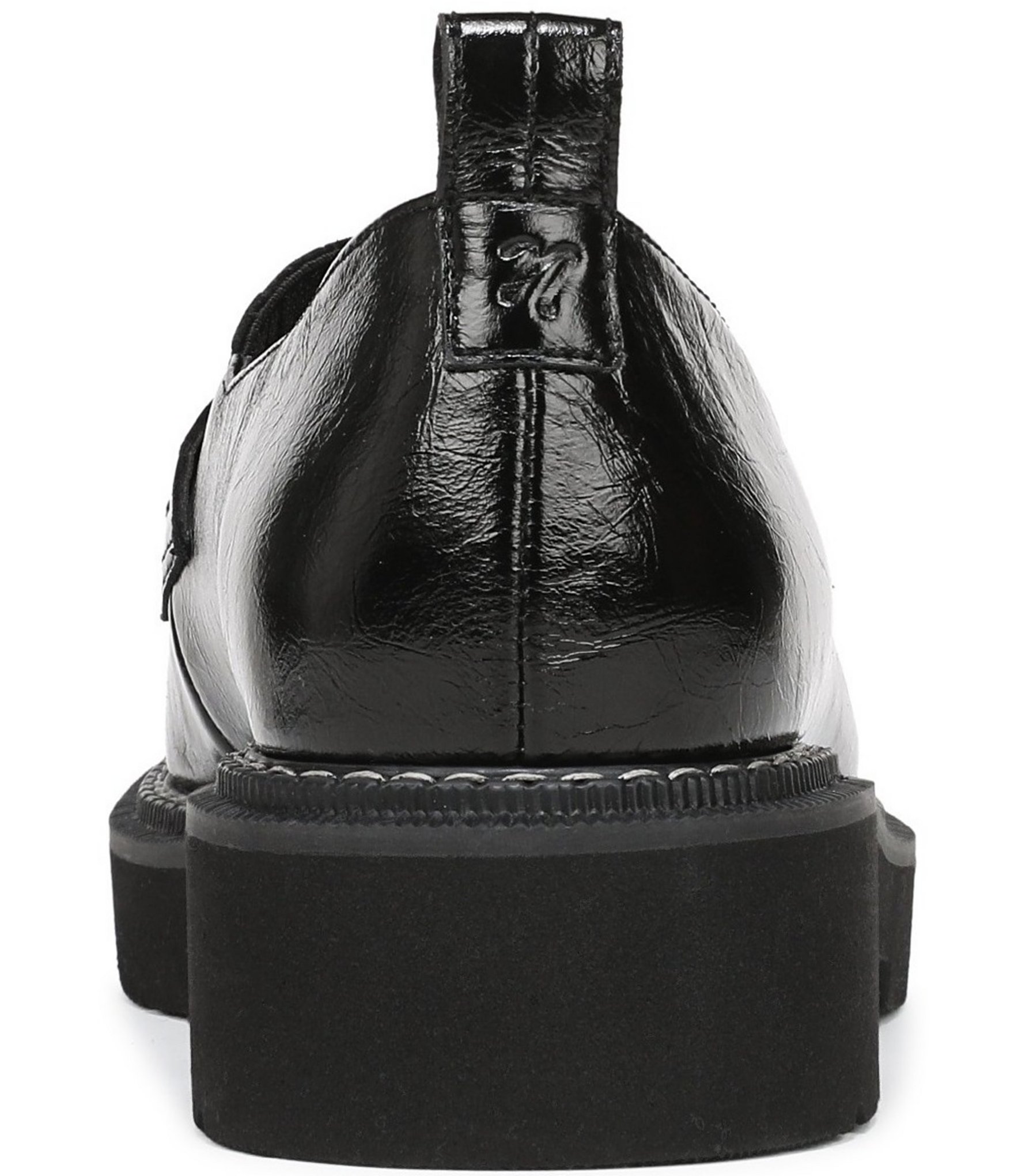 Naturalizer Shawna Crinkle Shiny Leather Penny Loafers