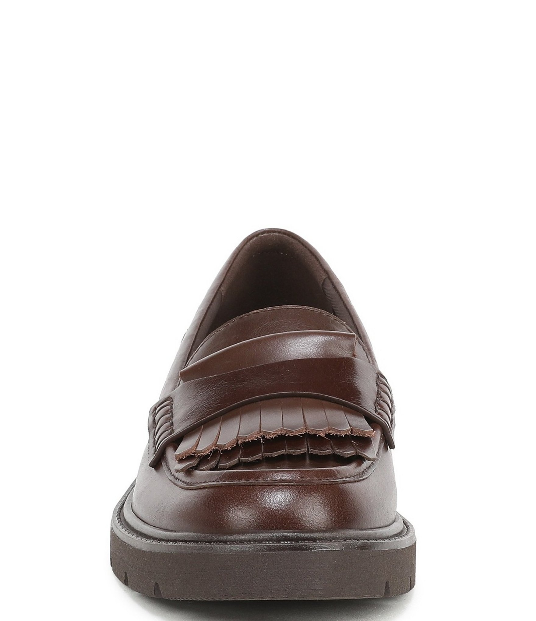 Naturalizer Tate Leather Classic Lug Sole Kiltie Loafers