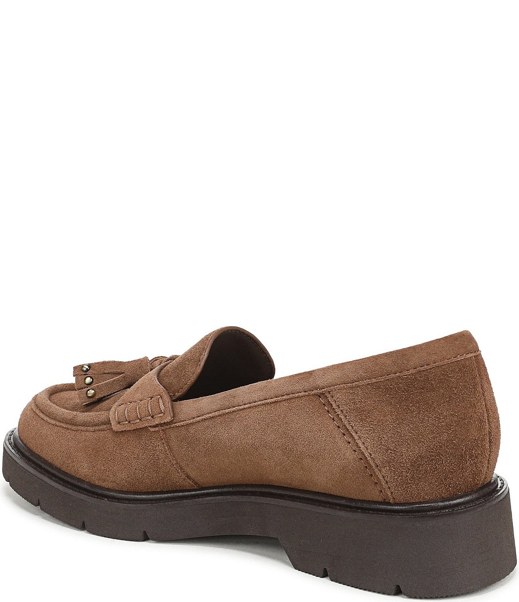 Naturalizer Taya Suede Tassel Lug Sole Loafers