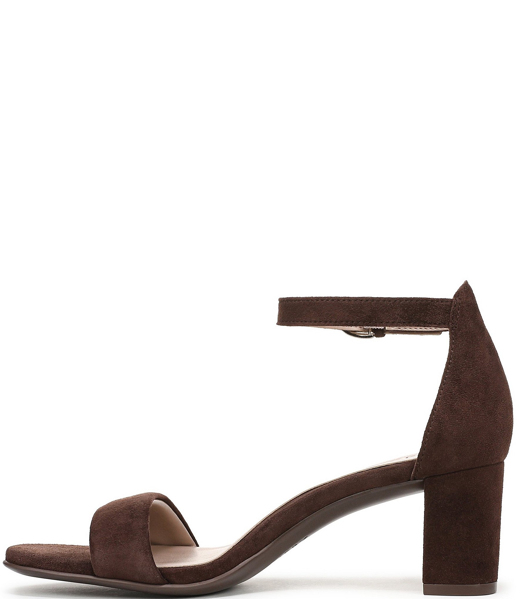 Naturalizer Vera Suede Ankle Wrap Dress Sandals