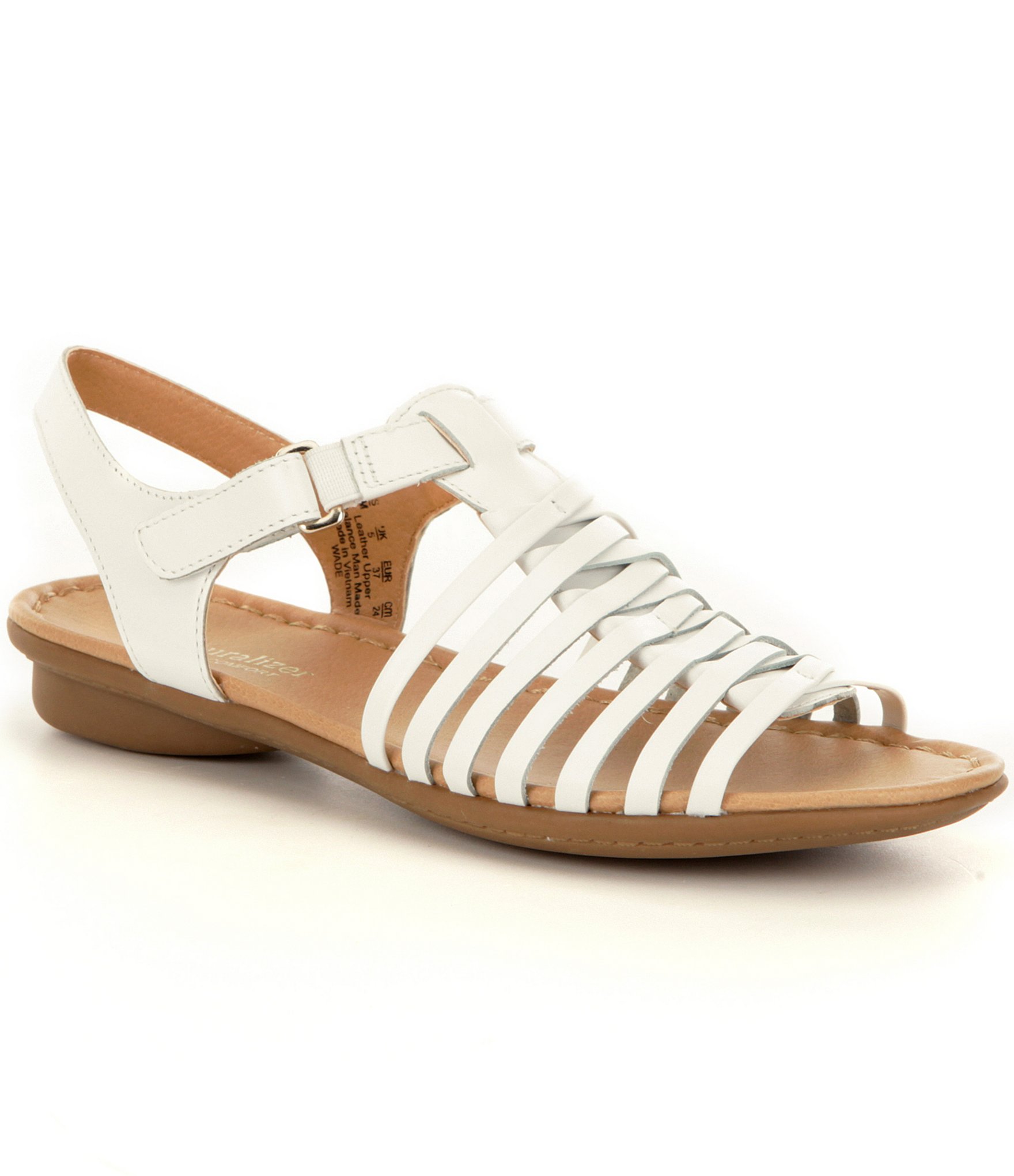 Naturalizer Wade Strappy Leather Sandals | Dillards