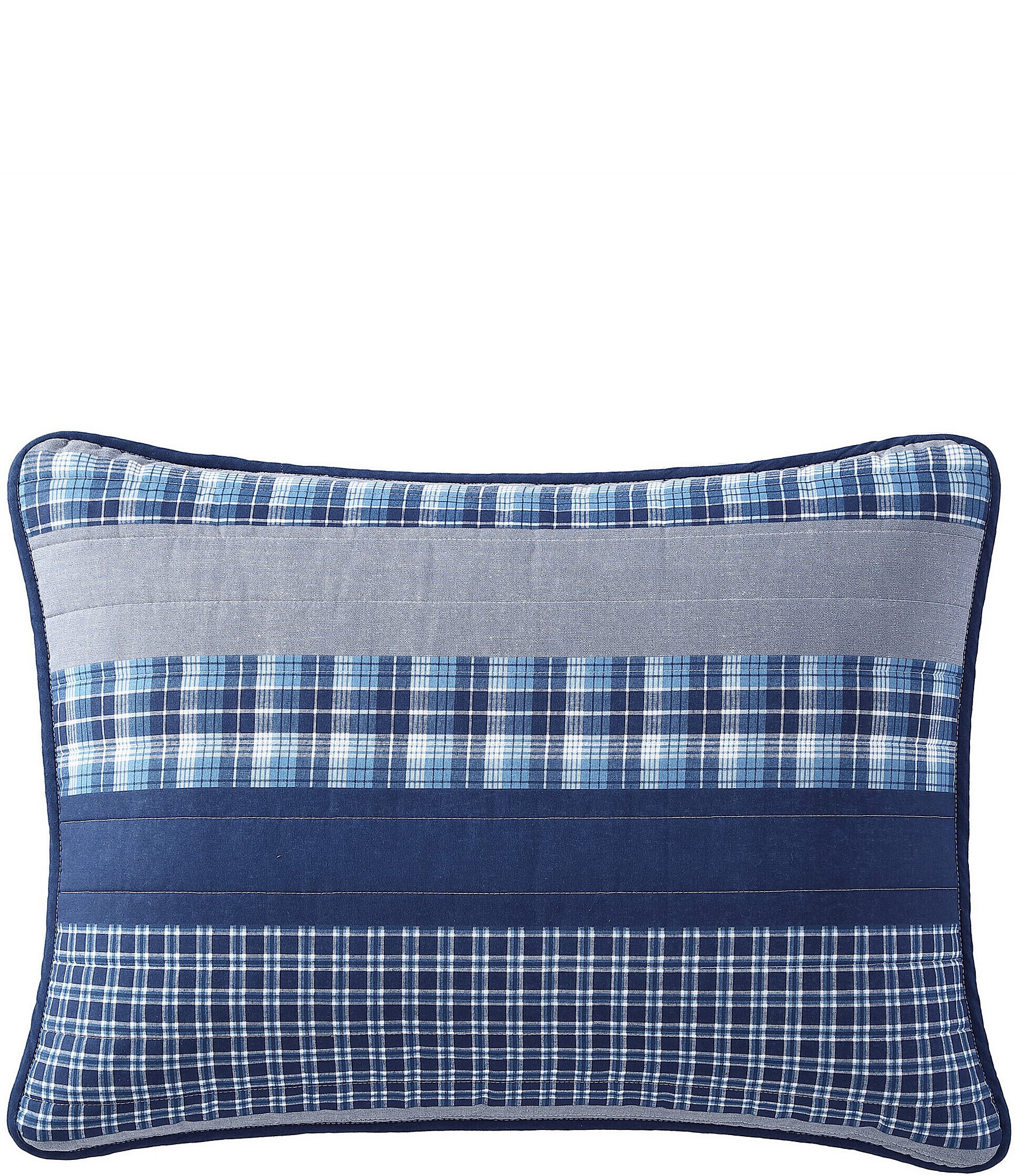 Nautica Addison Plaid Cotton Reversible Quilt Mini Set