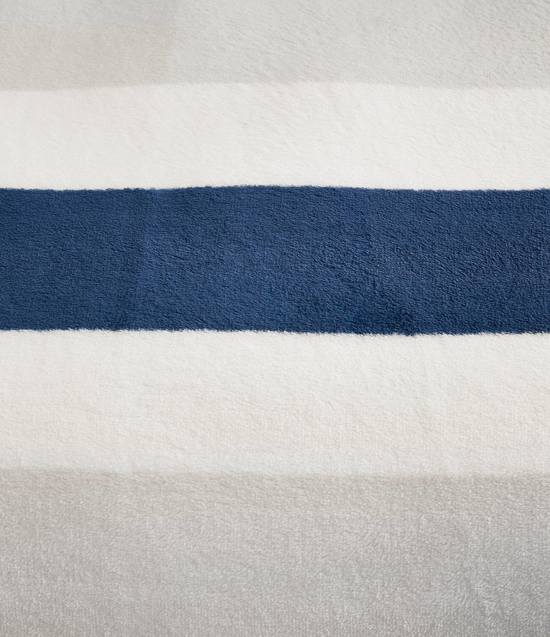 Nautica Awning Striped Flannel Throw