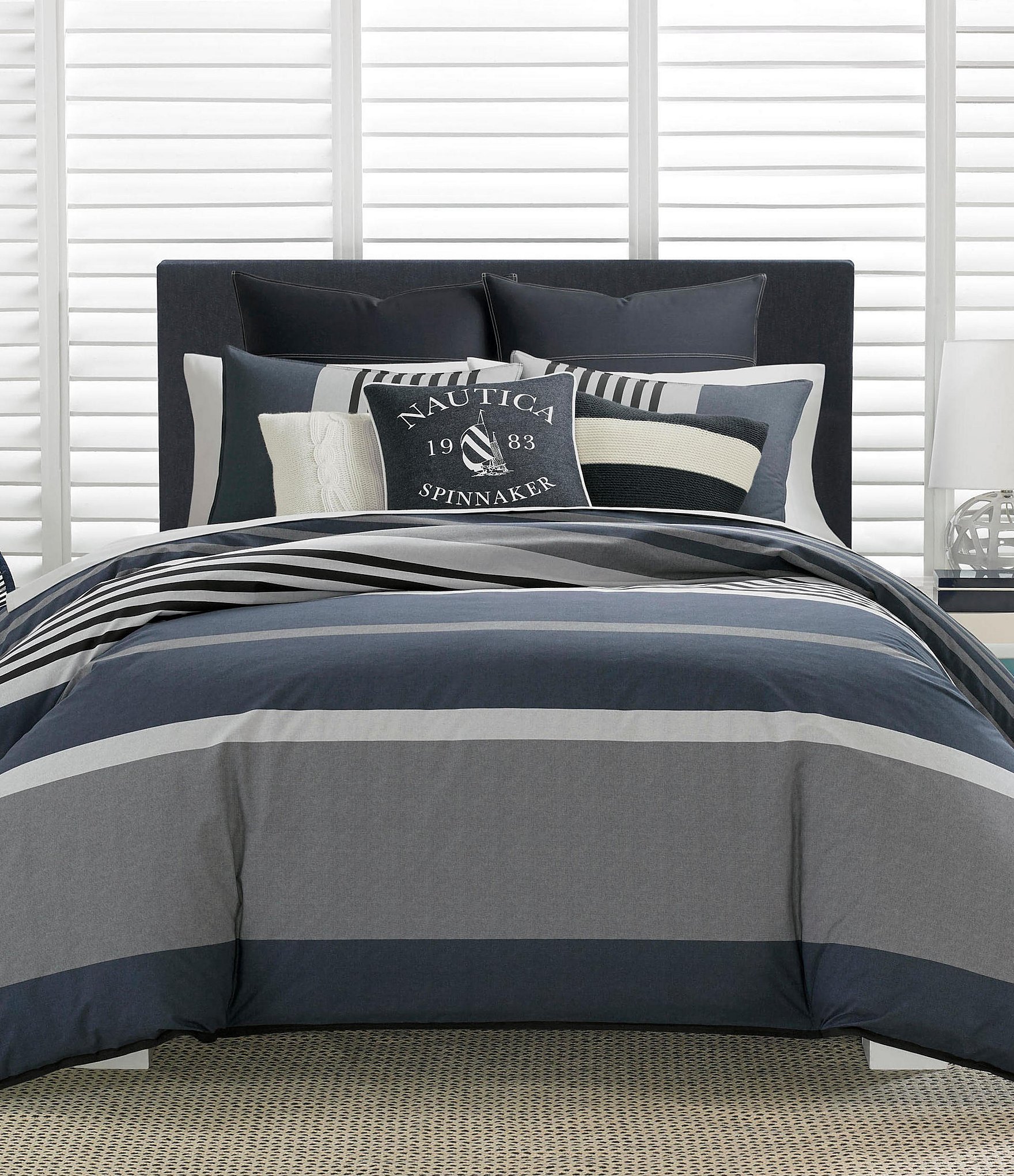 Nautica Rendon Stripe Duvet Cover Mini Set Dillard's