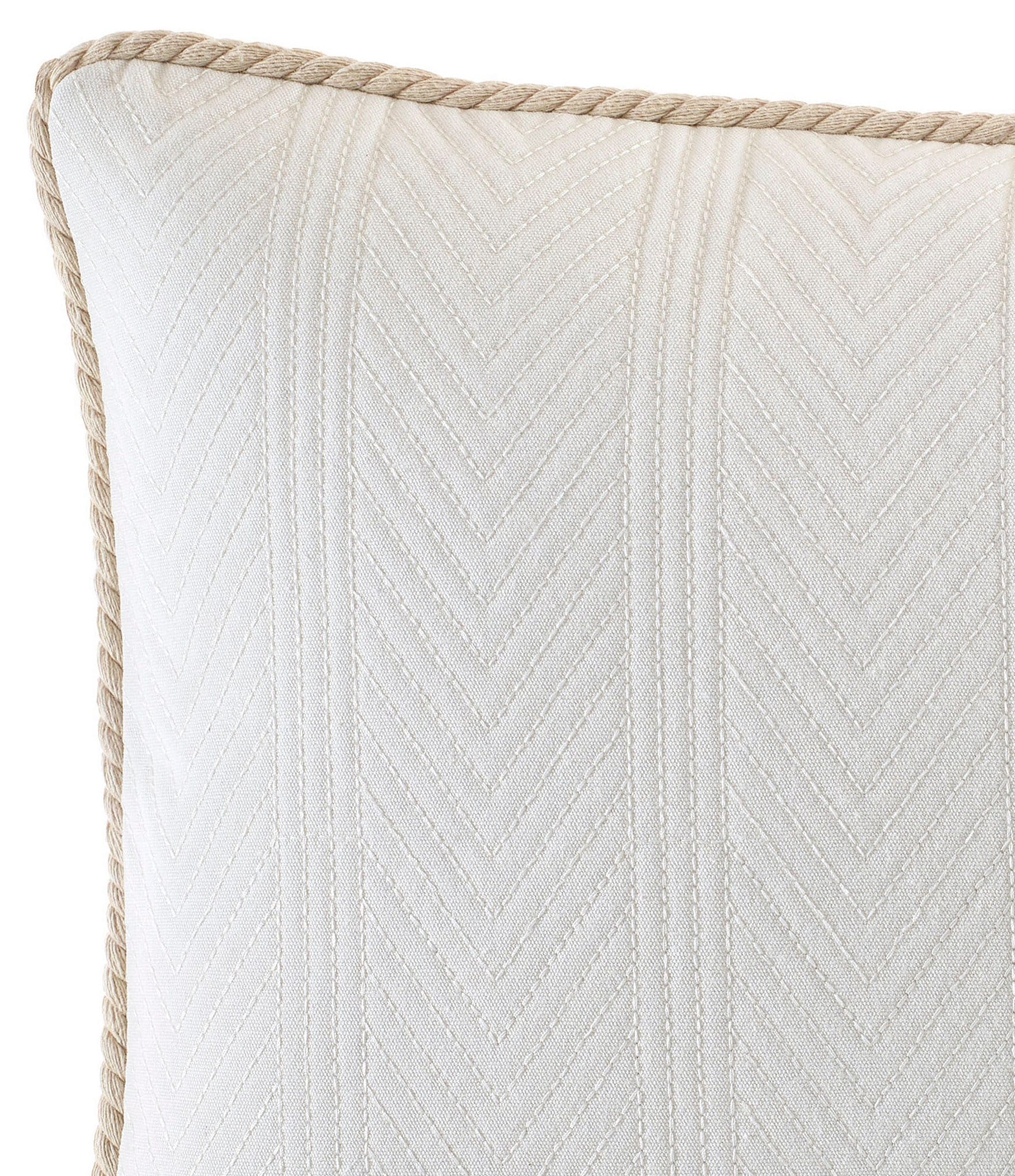 Nautica Saybrook Chevron Quilted Pillow